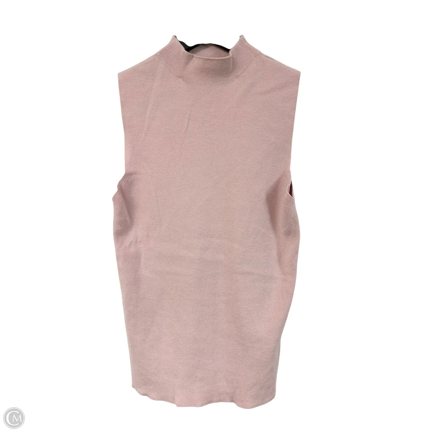 Top Sleeveless By Express In Pink, Size: L