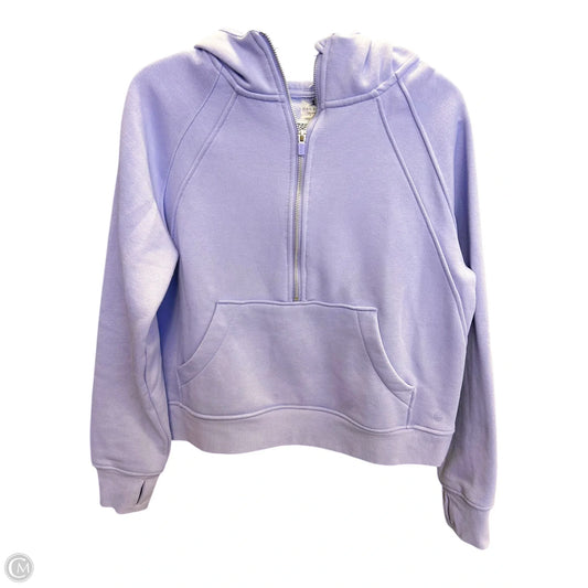 Sweatshirt Hoodie By Danskin In Purple, Size: M