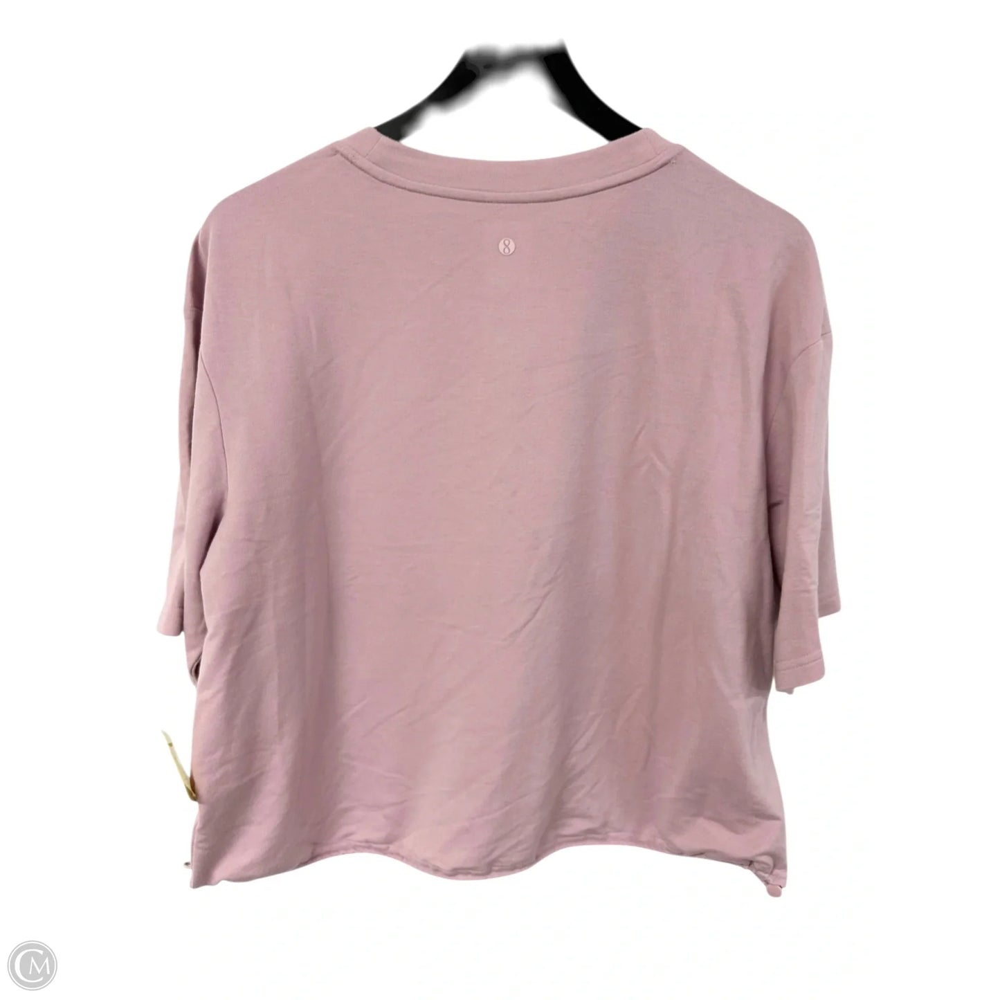 Athletic Top Short Sleeve By Layer 8 In Purple, Size: S