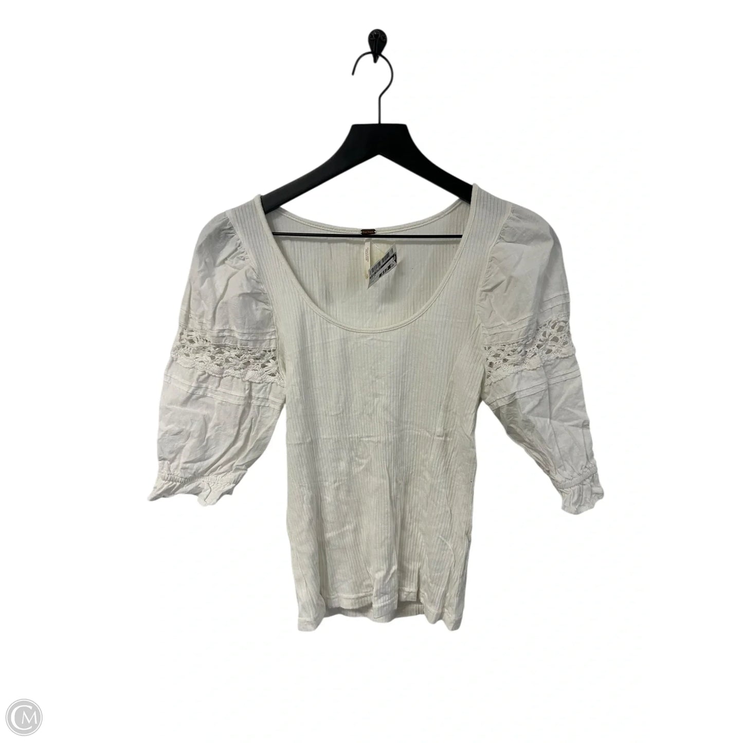 Top Short Sleeve By Free People In White, Size: S