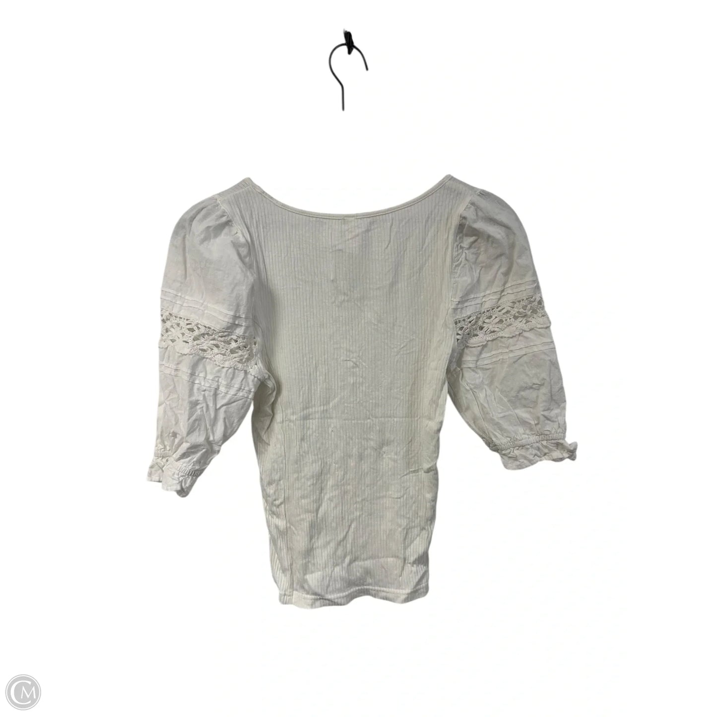 Top Short Sleeve By Free People In White, Size: S