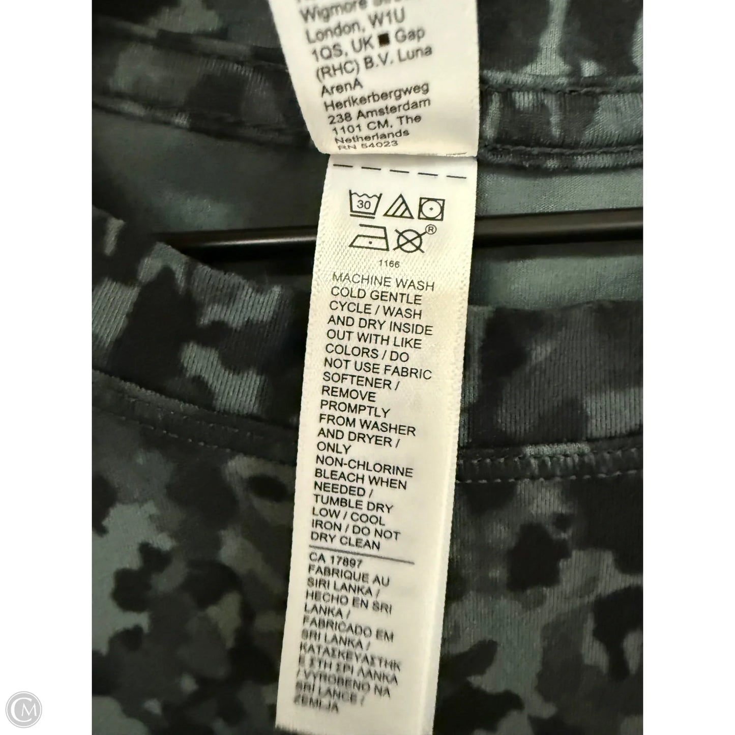 Athletic Tank Top By Athleta In Black & Grey, Size: M