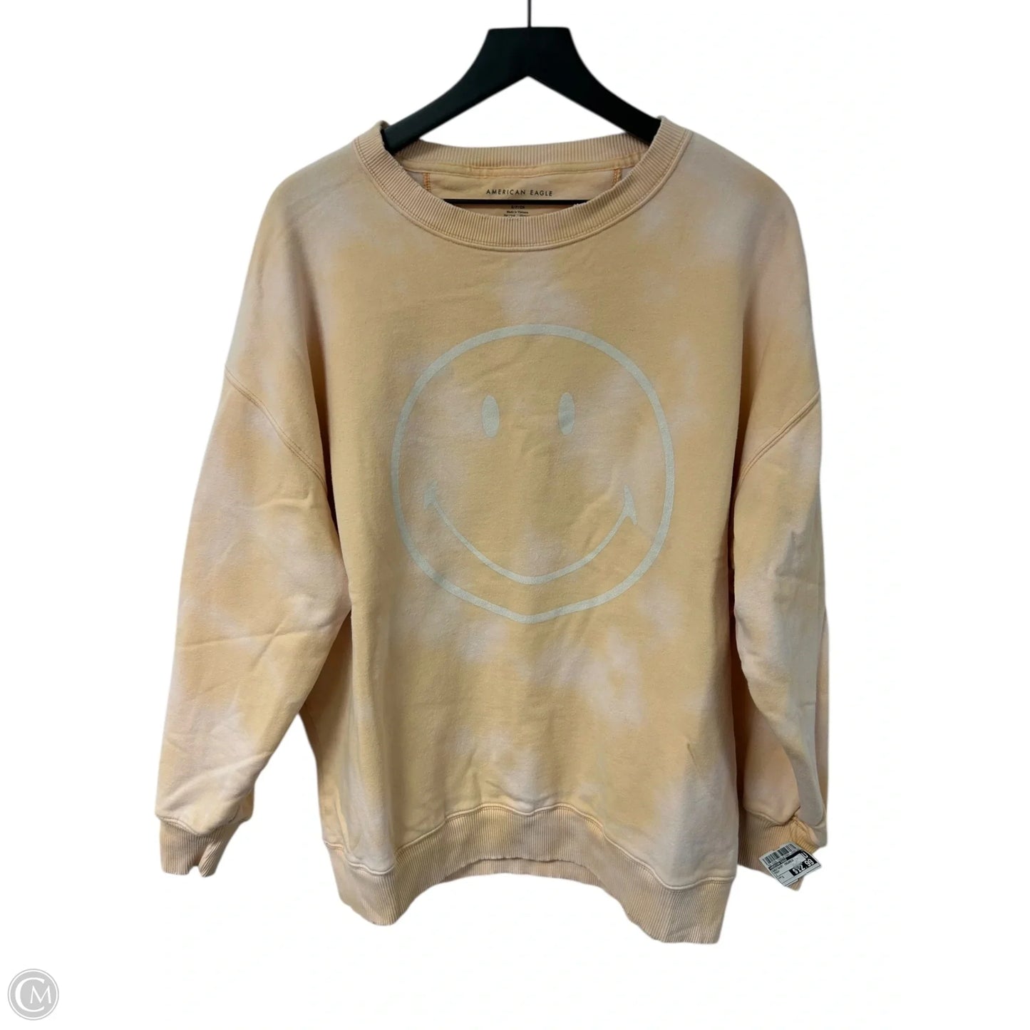 Sweatshirt Crewneck By American Eagle In Peach, Size: S