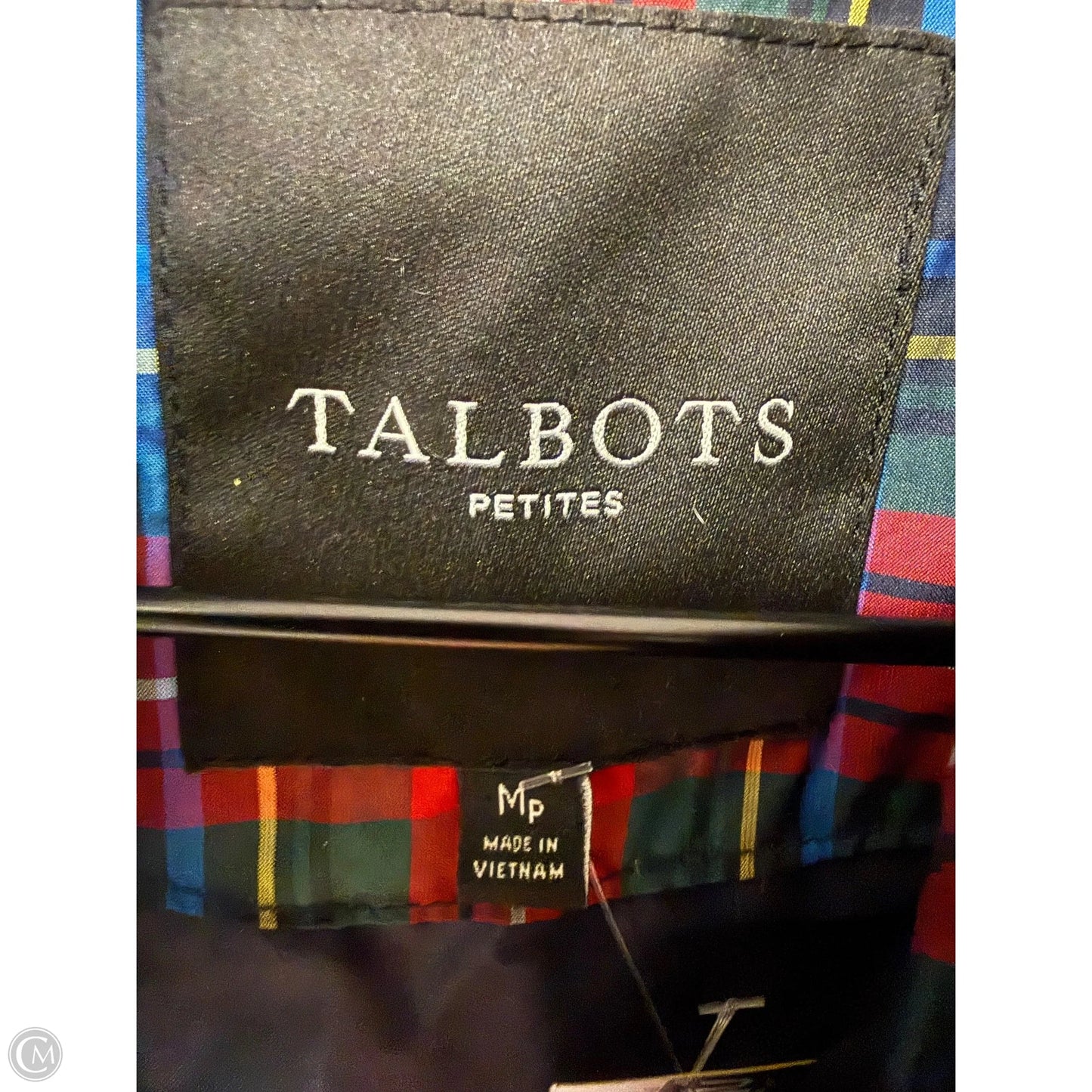 Vest Puffer & Quilted By Talbots In Multi-colored, Size: Mp