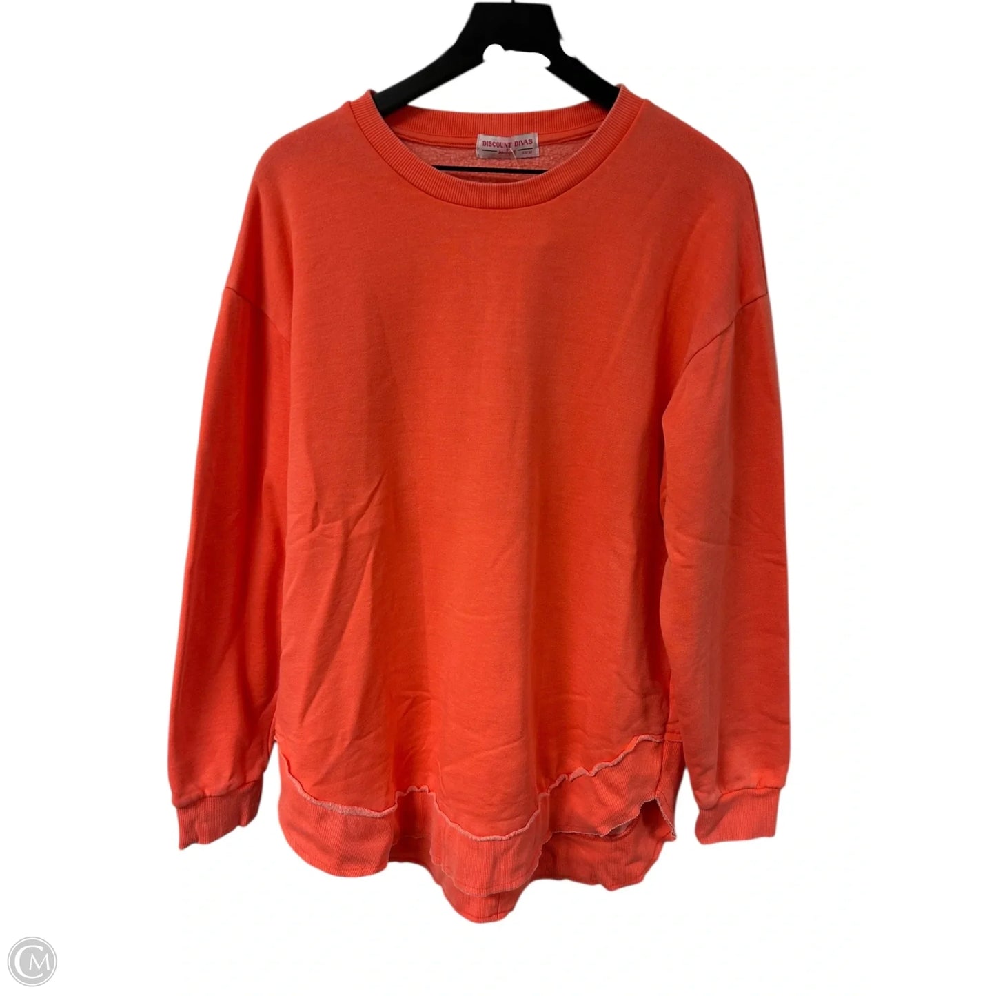 Sweatshirt Crewneck By Cme In Orange, Size: Xl