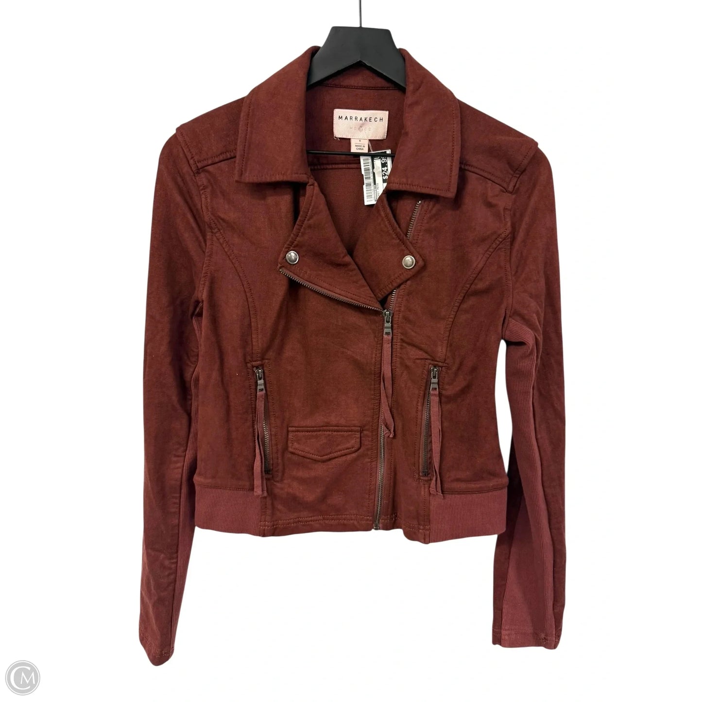 Jacket Moto By Marrakech In Red, Size: S