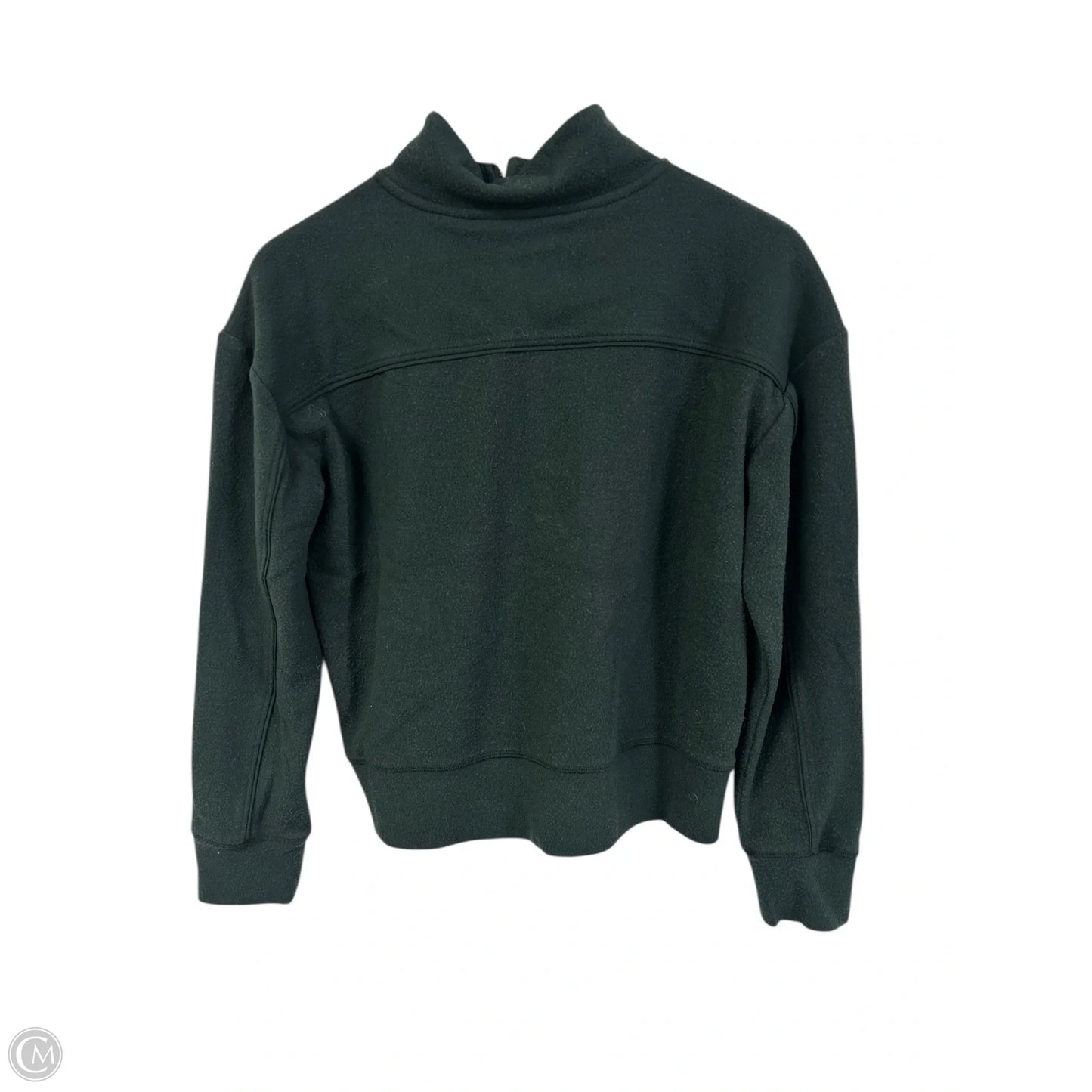 Sweatshirt Collar By Cmb In Green, Size: S