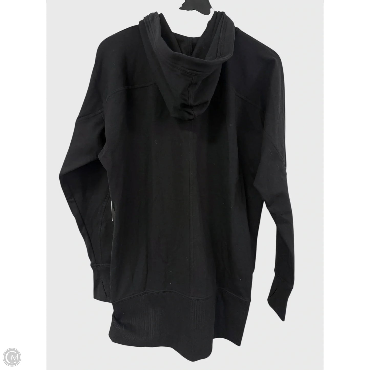 Sweatshirt Hoodie By Athleta In Black, Size: S