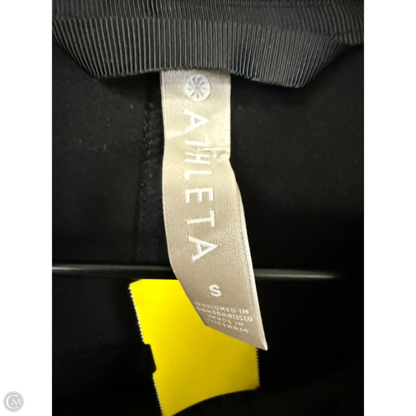 Sweatshirt Hoodie By Athleta In Black, Size: S