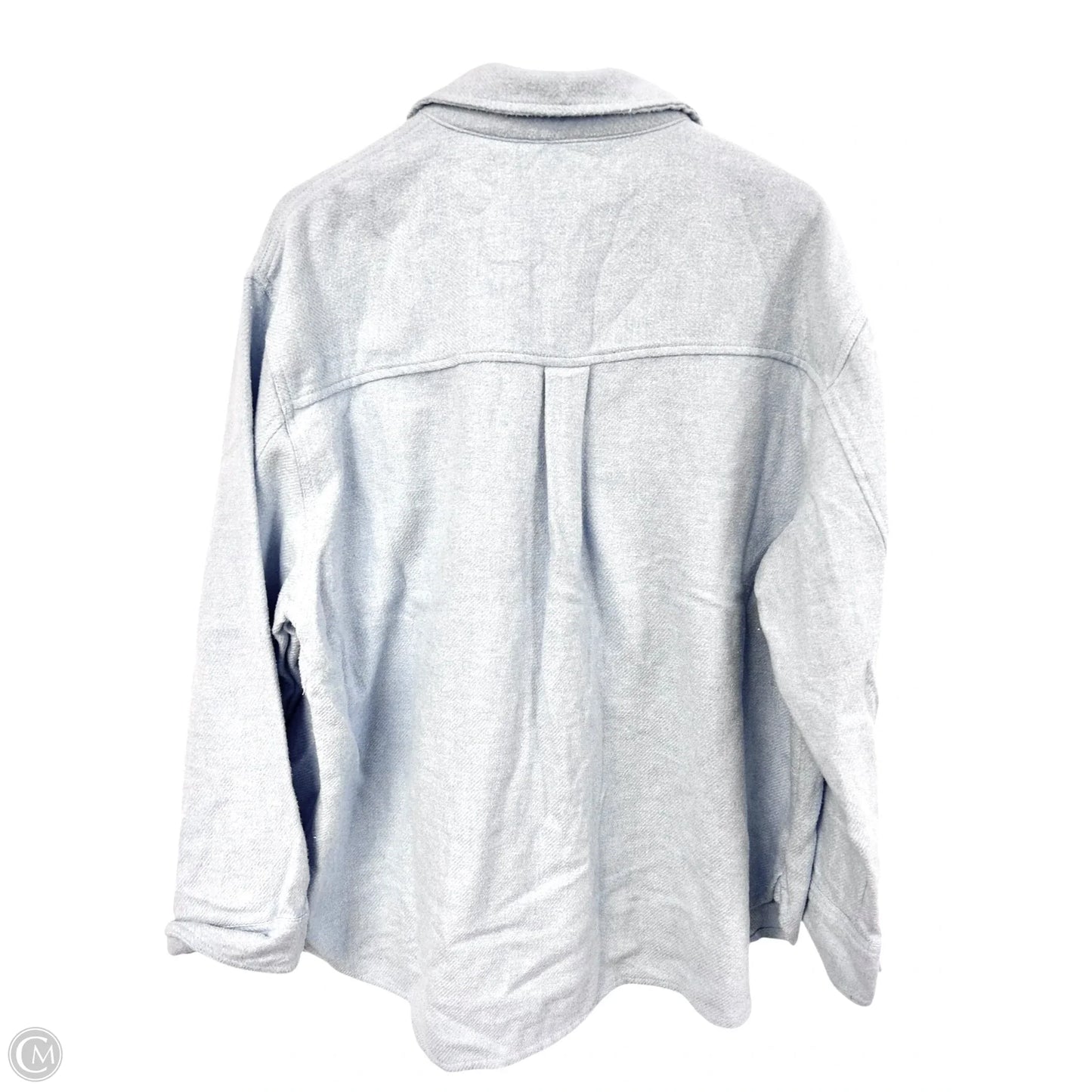 Blouse Long Sleeve By American Eagle In Blue, Size: Xl