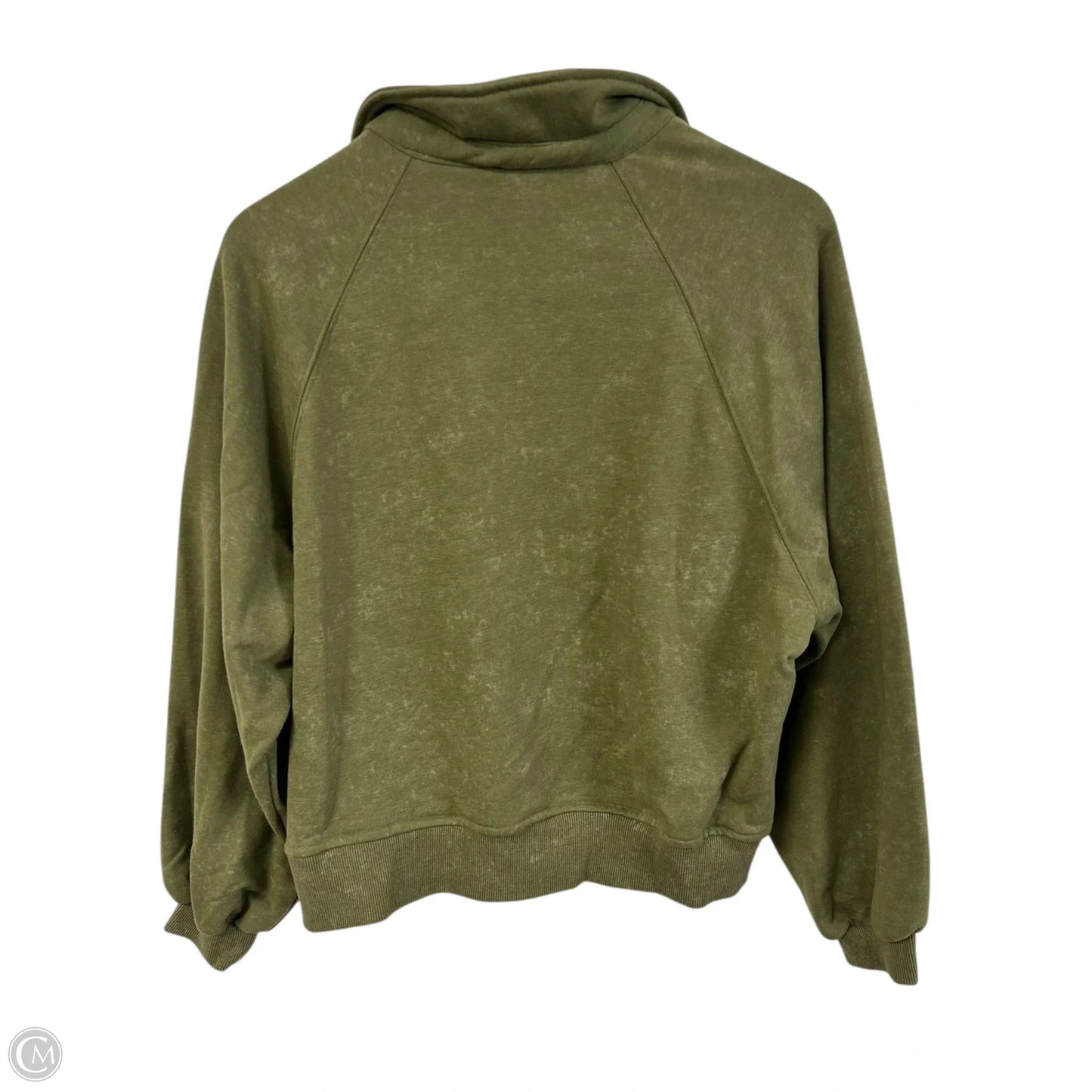 Sweatshirt Collar By Cmf In Green, Size: L