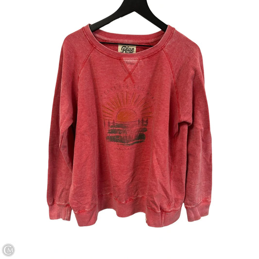 Sweatshirt Crewneck By Blue 84 In Orange, Size: Xl
