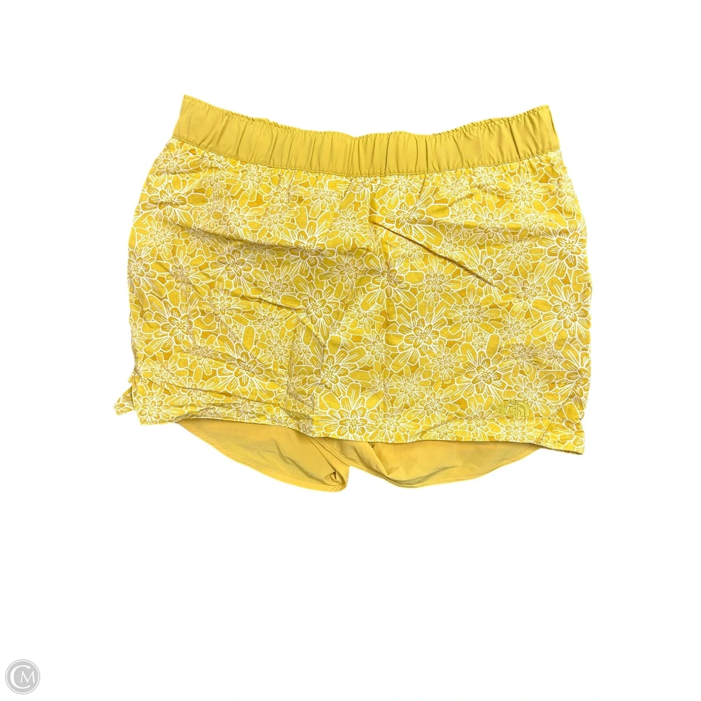 Athletic Skort By The North Face In White & Yellow, Size: L