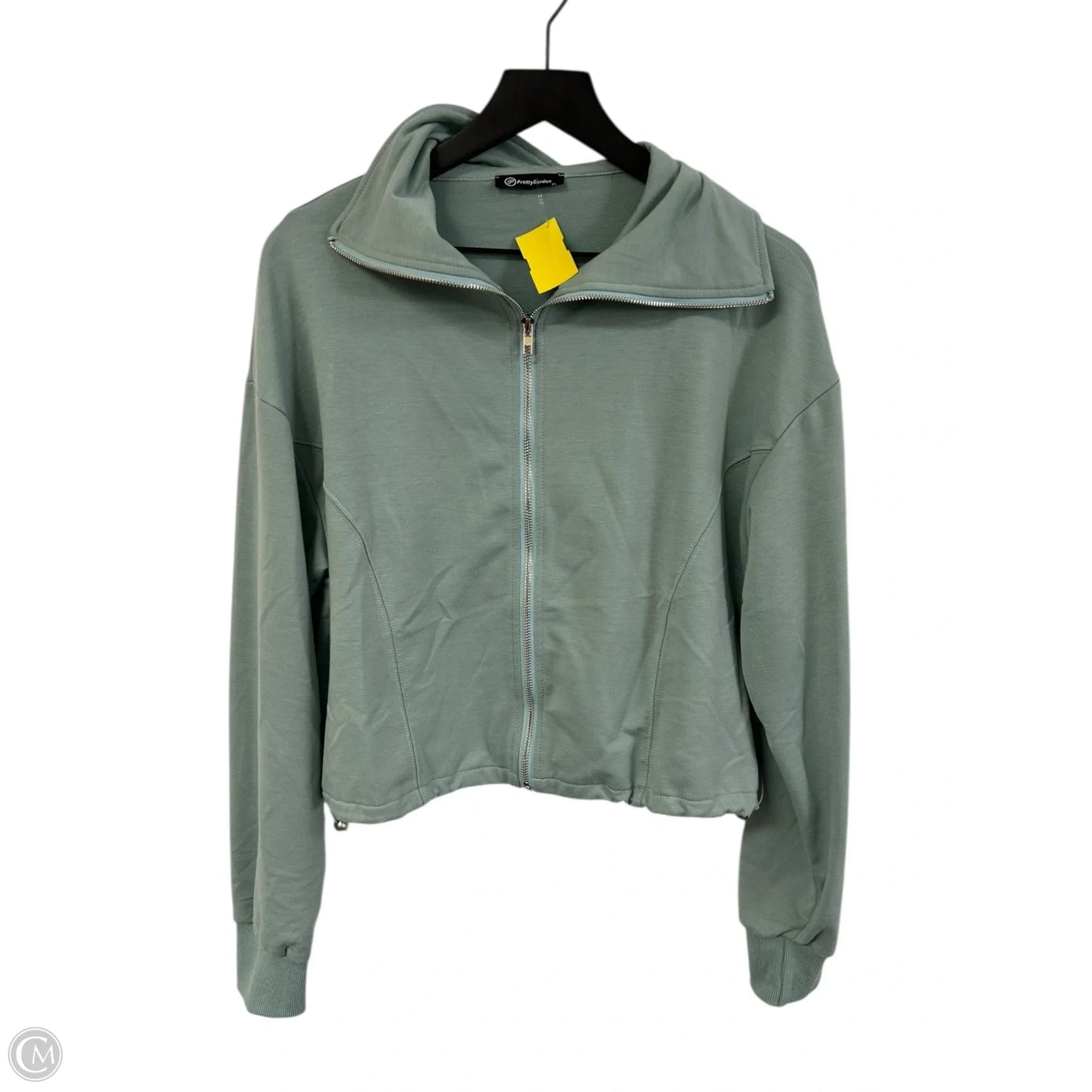 Sweatshirt Collar By Prettygarden In Green, Size: Xl