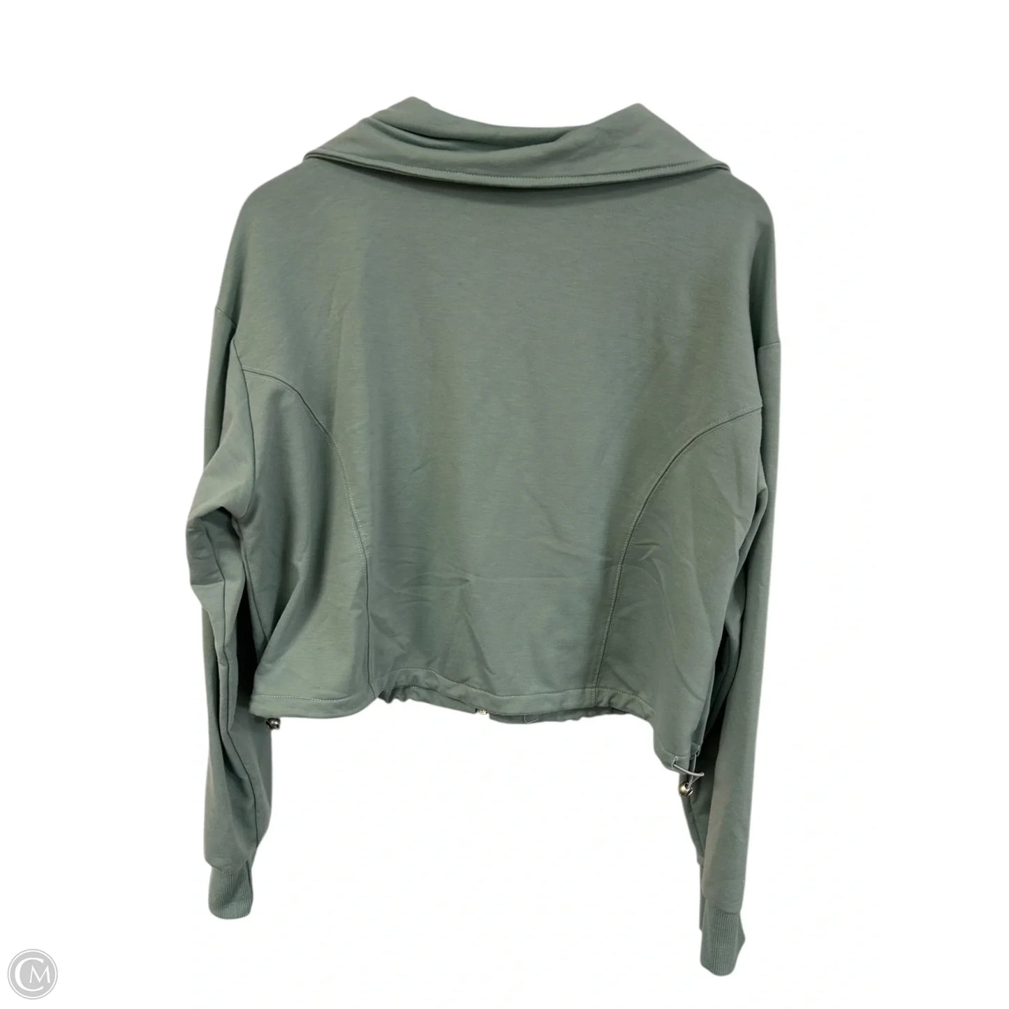 Sweatshirt Collar By Prettygarden In Green, Size: Xl