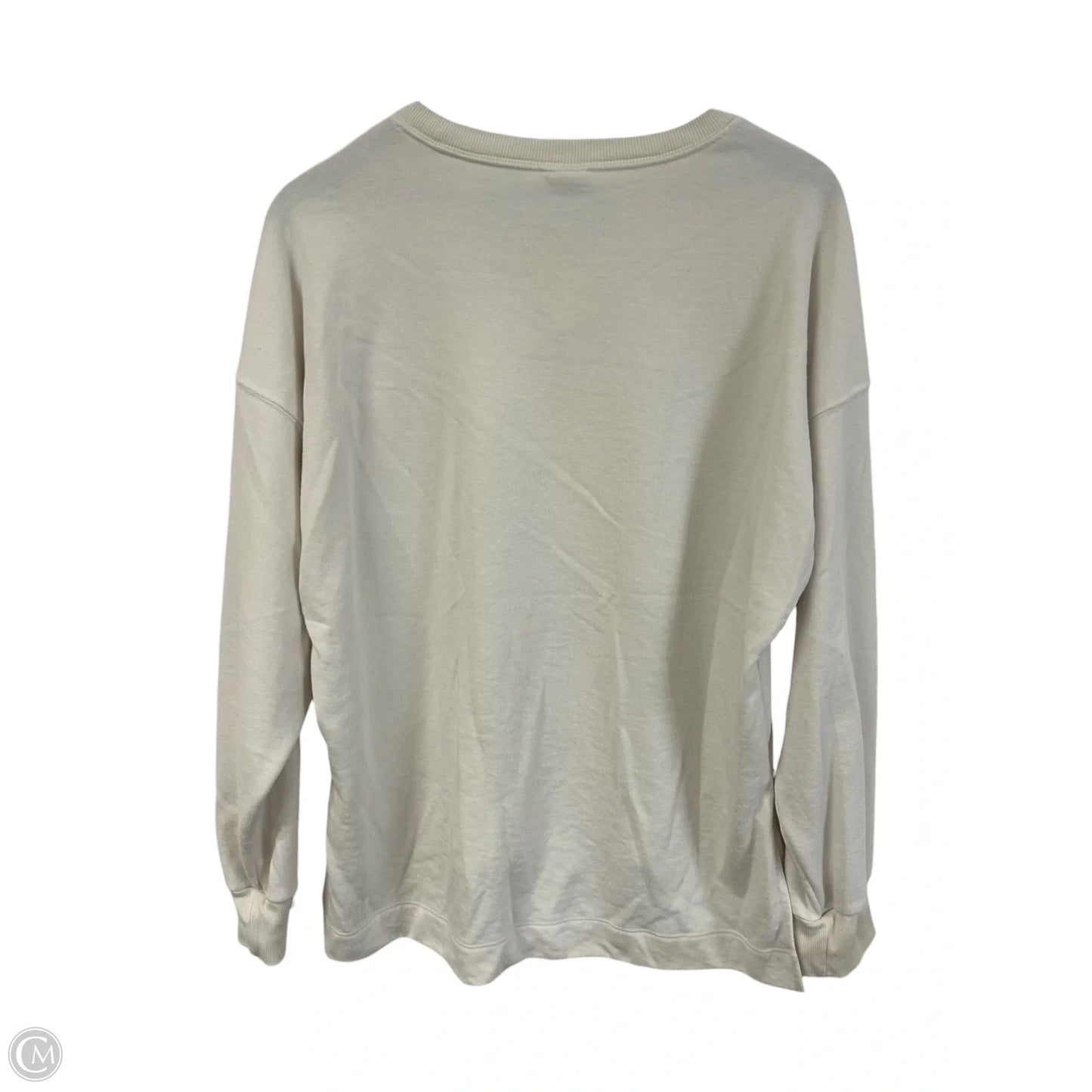 Sweatshirt Crewneck By Nike Apparel In Cream, Size: L