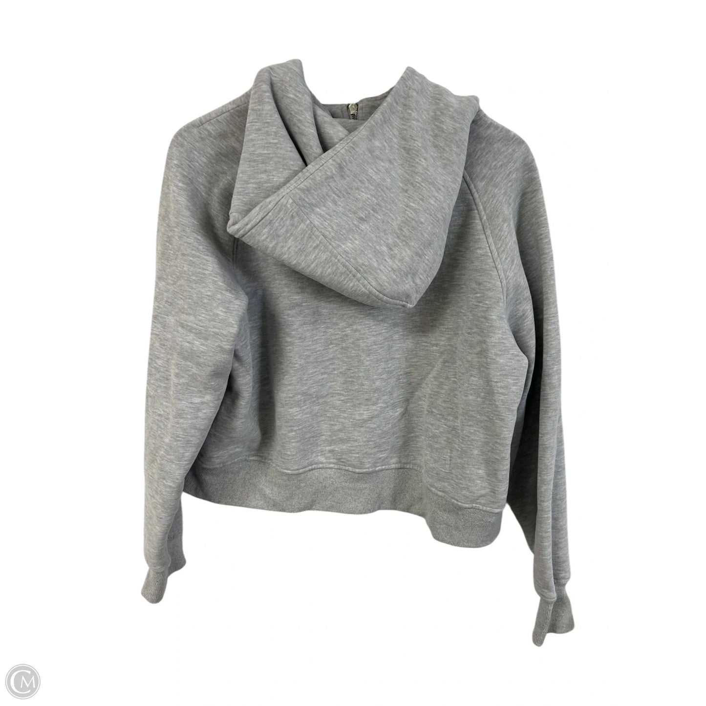 Sweatshirt Hoodie By Automet In Grey, Size: L
