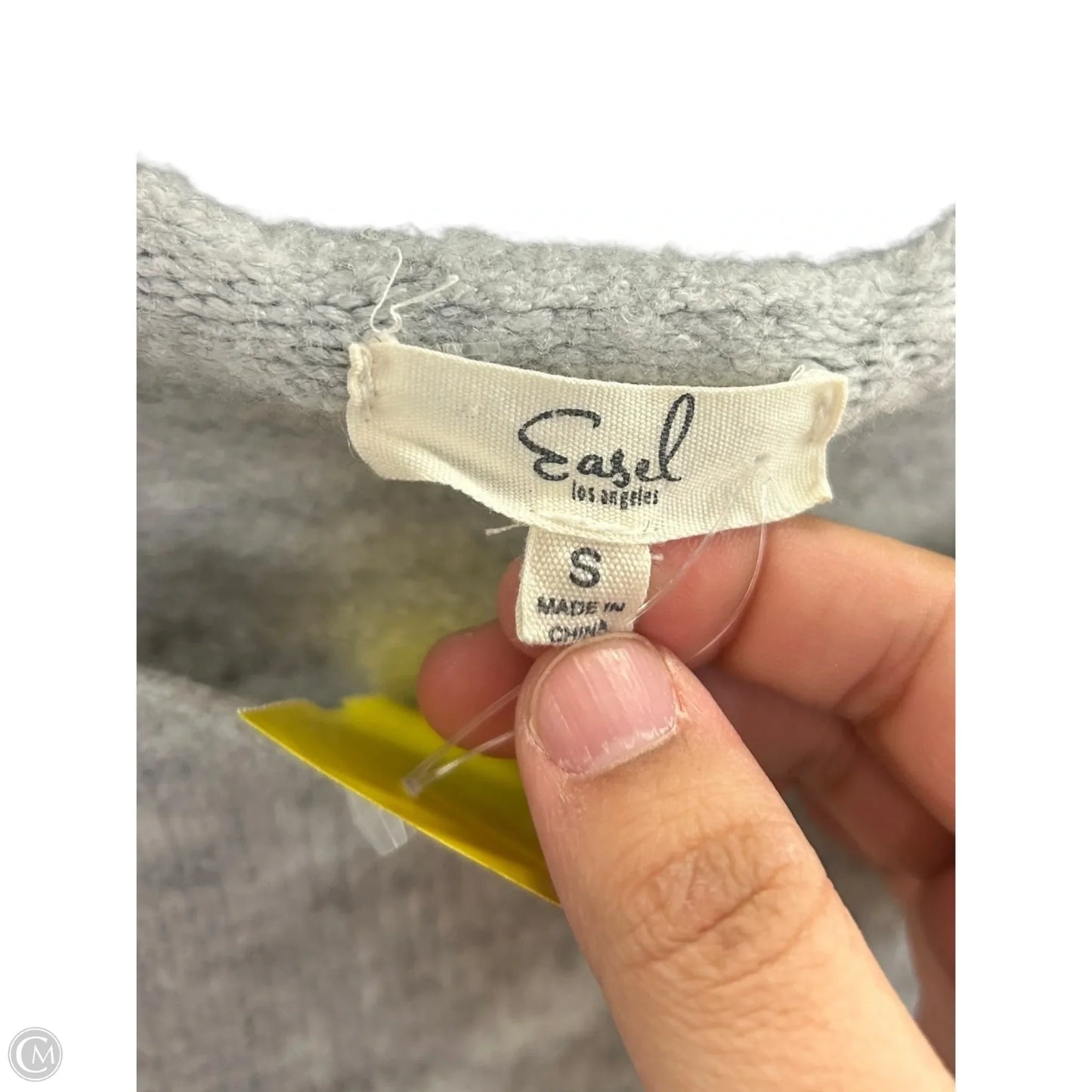 Sweater By Easel In Grey, Size: S