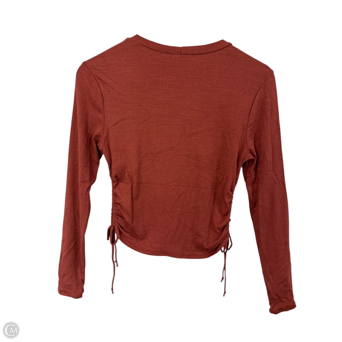 Top Long Sleeve By Lush In Orange, Size: L