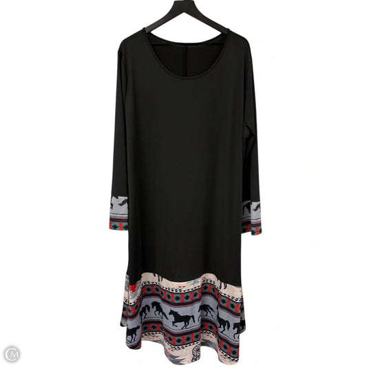 Dress Casual Midi By Cmf In Multi-colored, Size: 4x