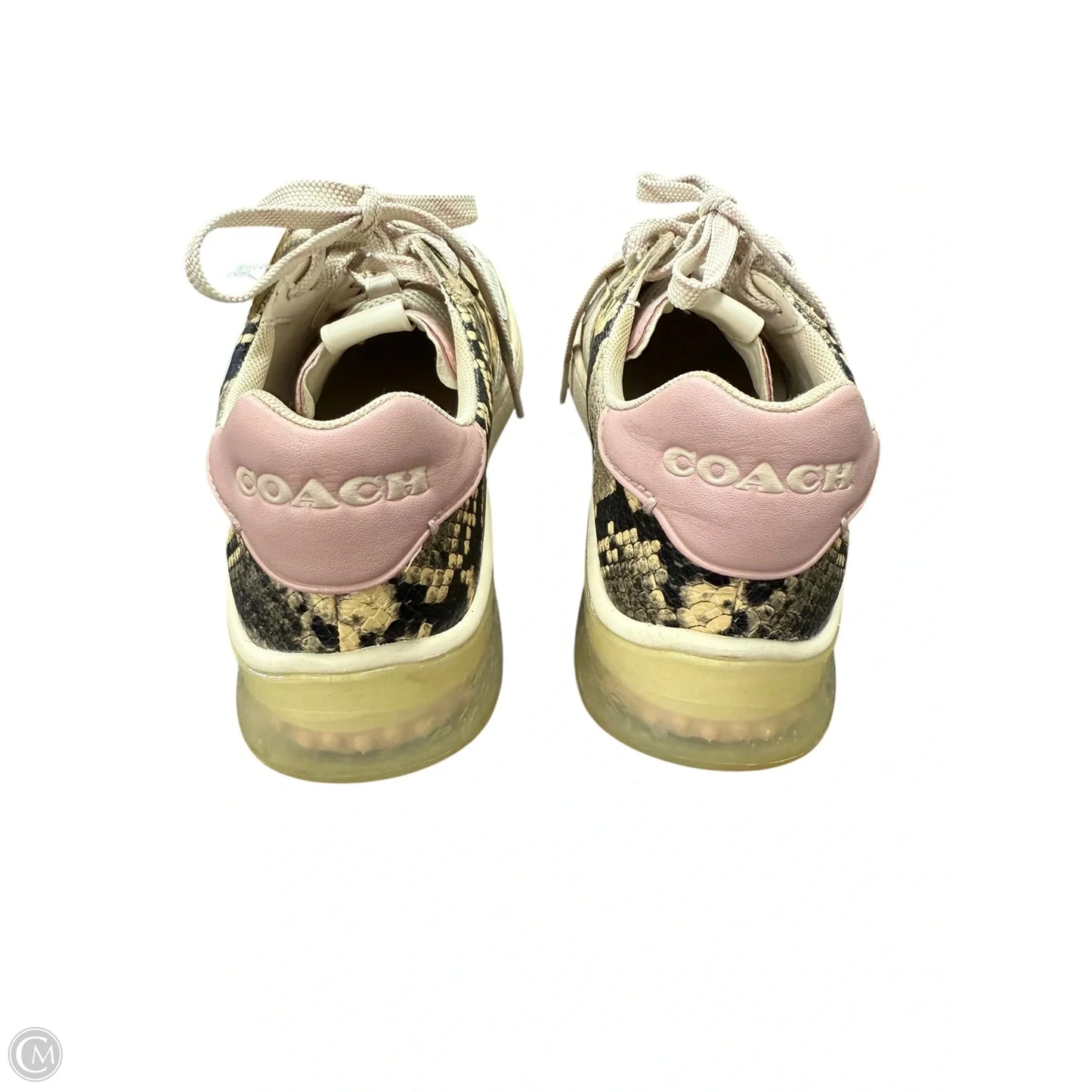Shoes Designer By Coach In Snakeskin Print, Size: 7.5
