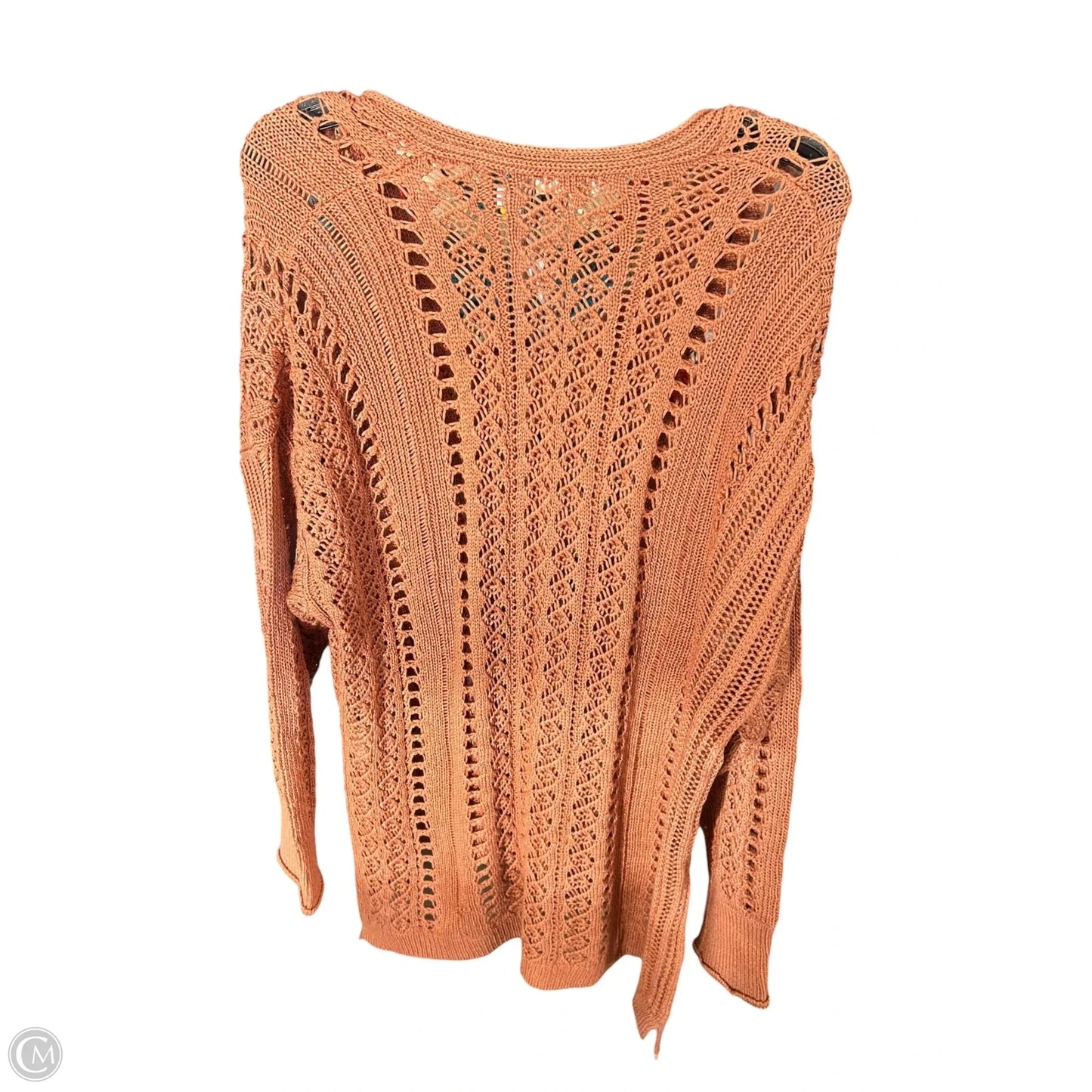 Sweater By Clothes Mentor In Orange, Size: S