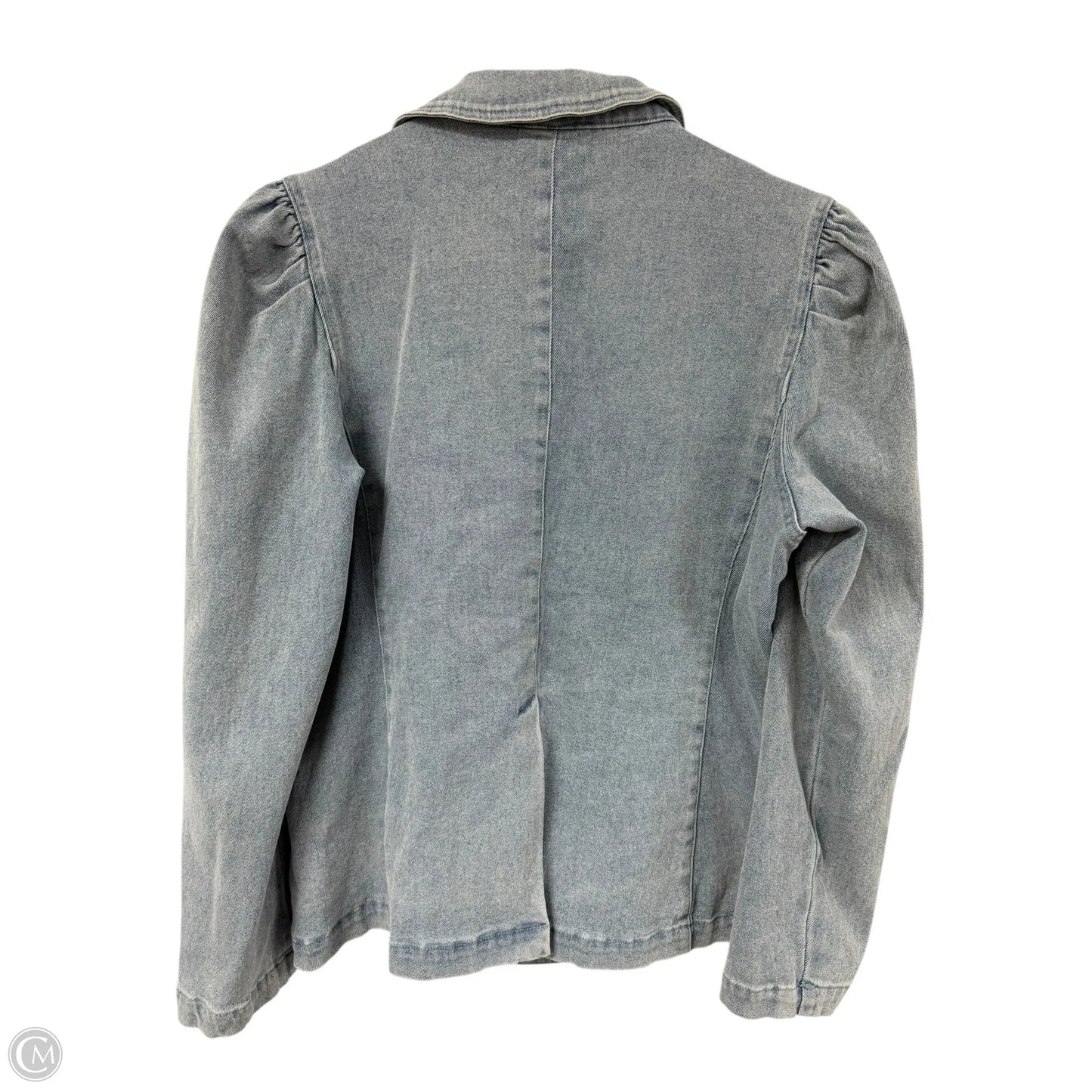 Jacket Denim By Ellison In Blue Denim, Size: L
