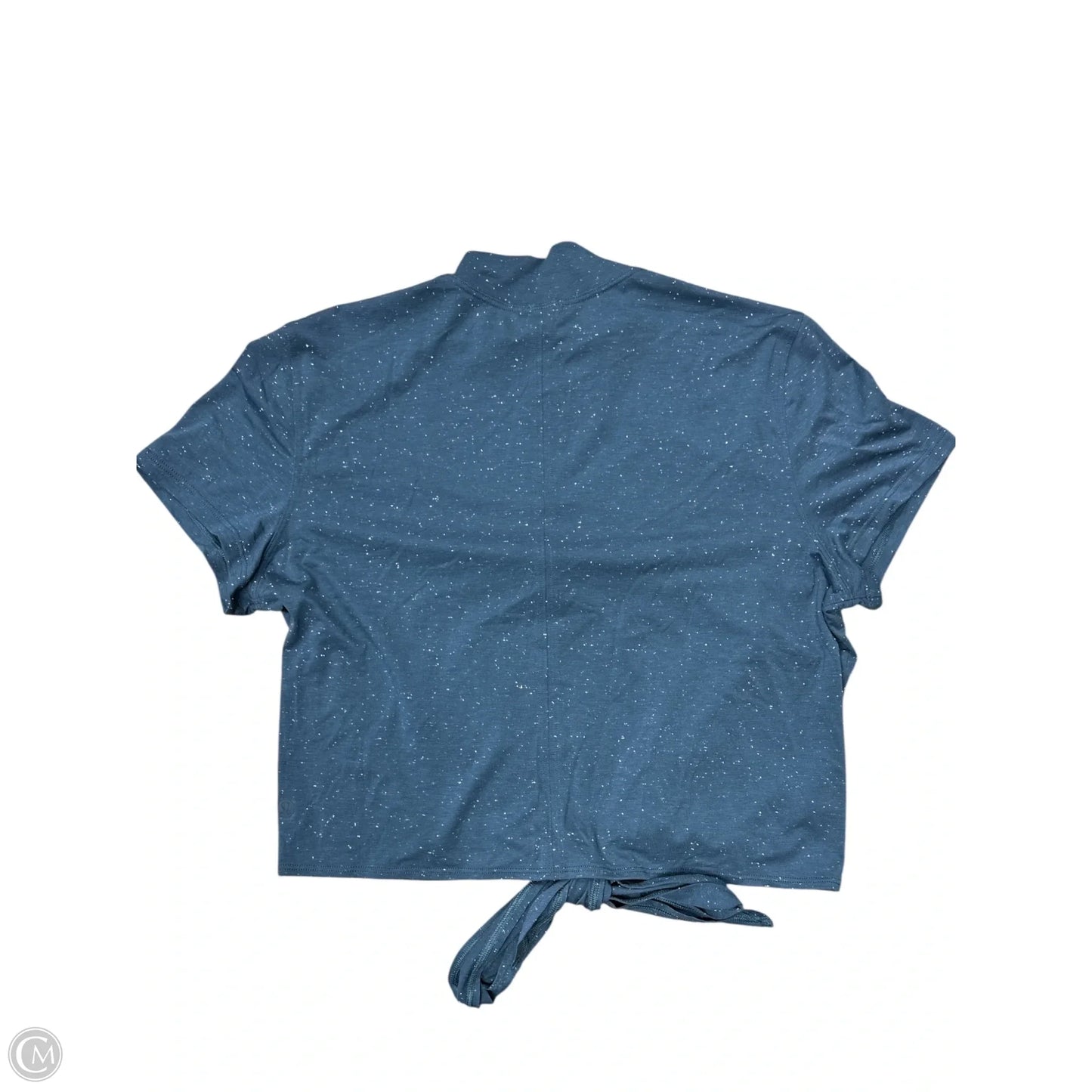 Athletic Top Short Sleeve By Lululemon In Blue, Size: 6