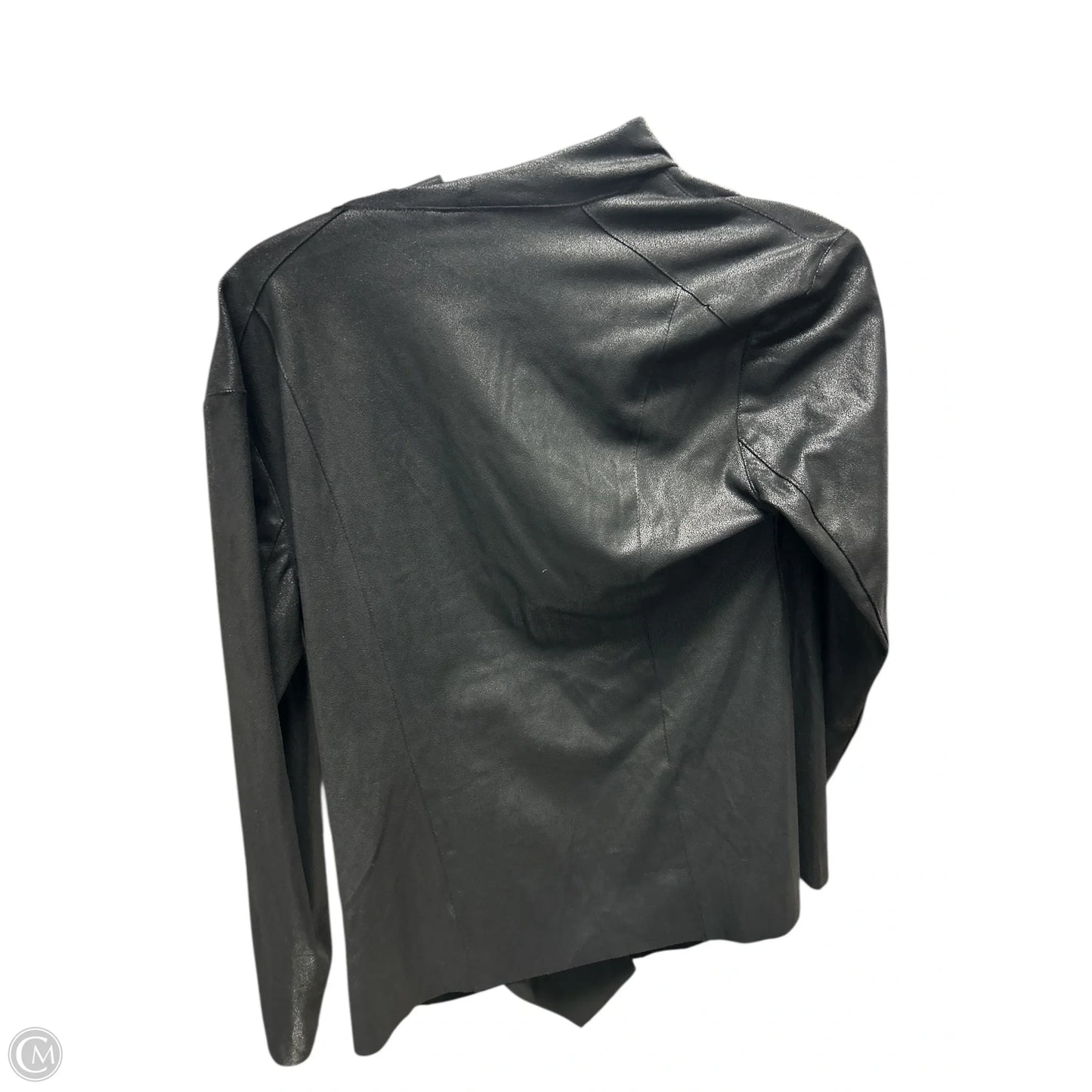 Jacket Moto By Clothes Mentor In Black, Size: M