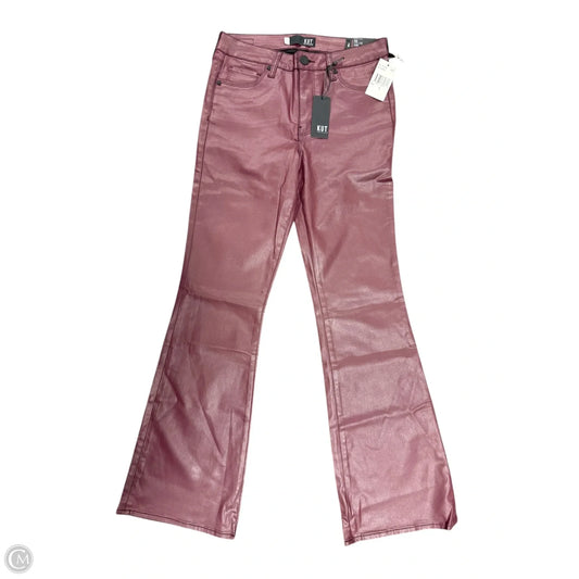 Jeans Flared By Kut In Maroon, Size: 6