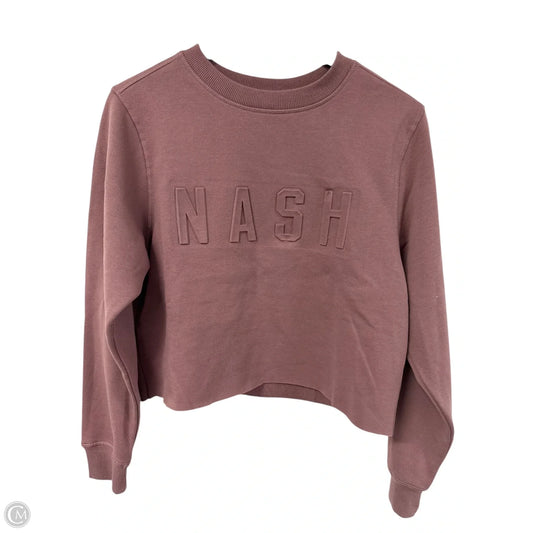 Sweatshirt Crewneck By Cmc In Purple, Size: S