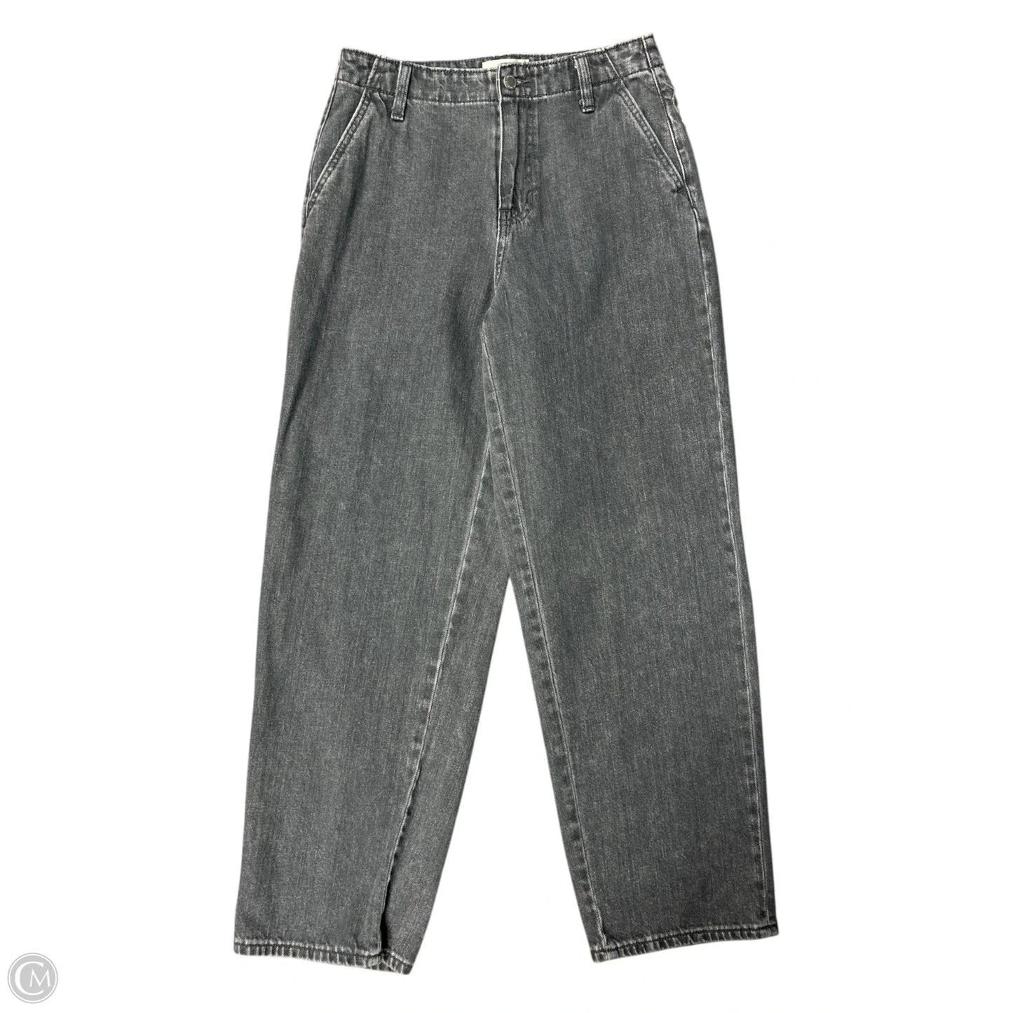 Jeans Straight By Universal Thread In Grey Denim, Size: 0
