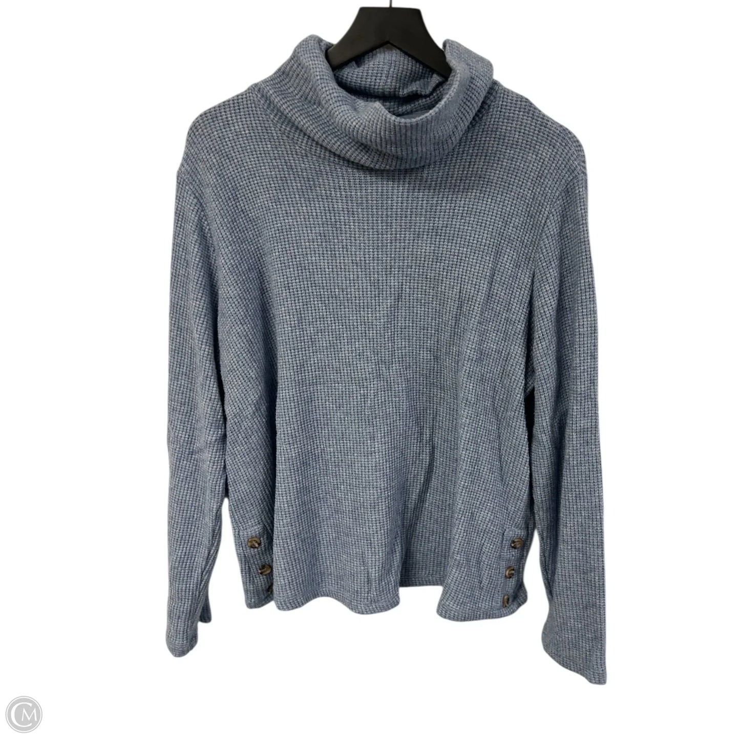 Sweater By Croft And Barrow In Blue, Size: Xl