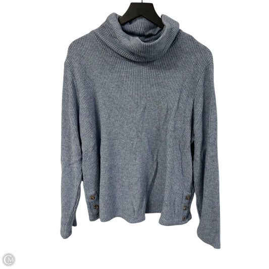 Sweater By Croft And Barrow In Blue, Size: Xl