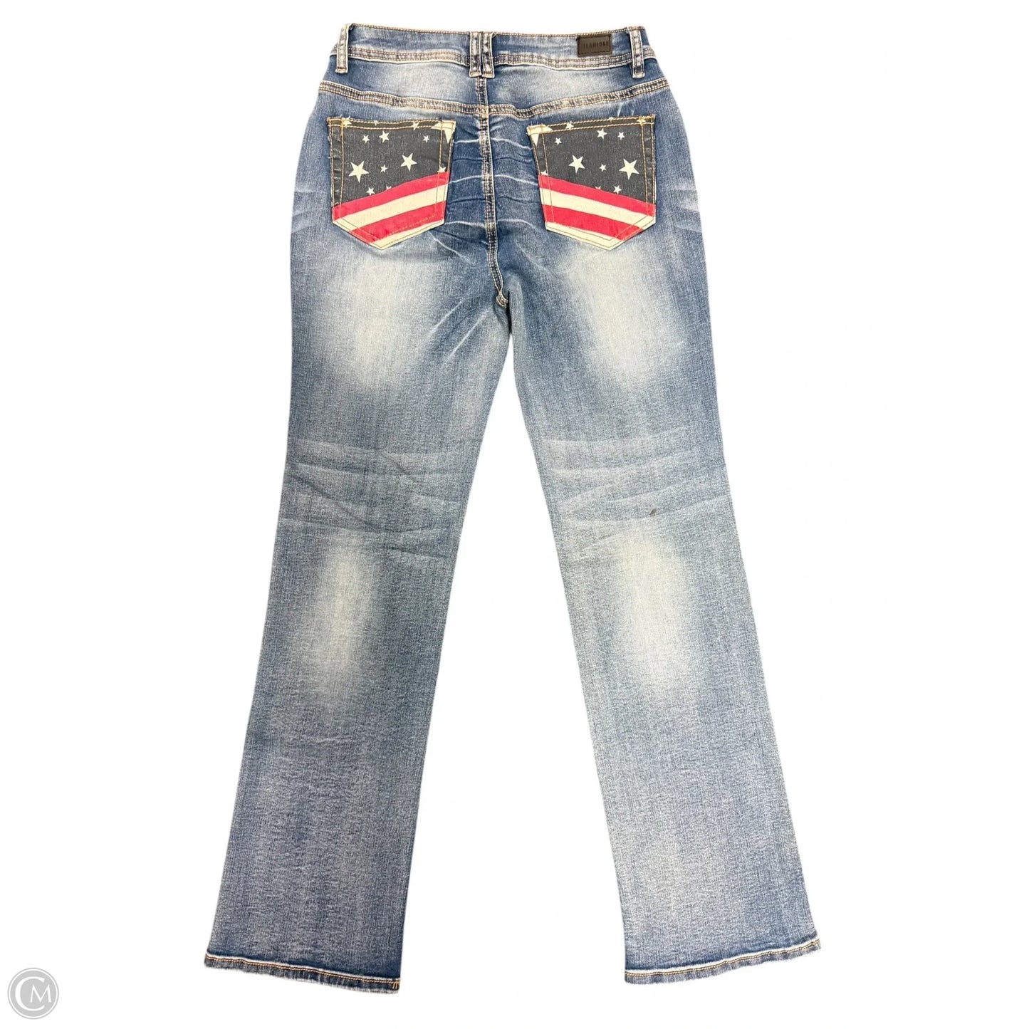Jeans Straight By Clothes Mentor In Blue Denim, Size: M
