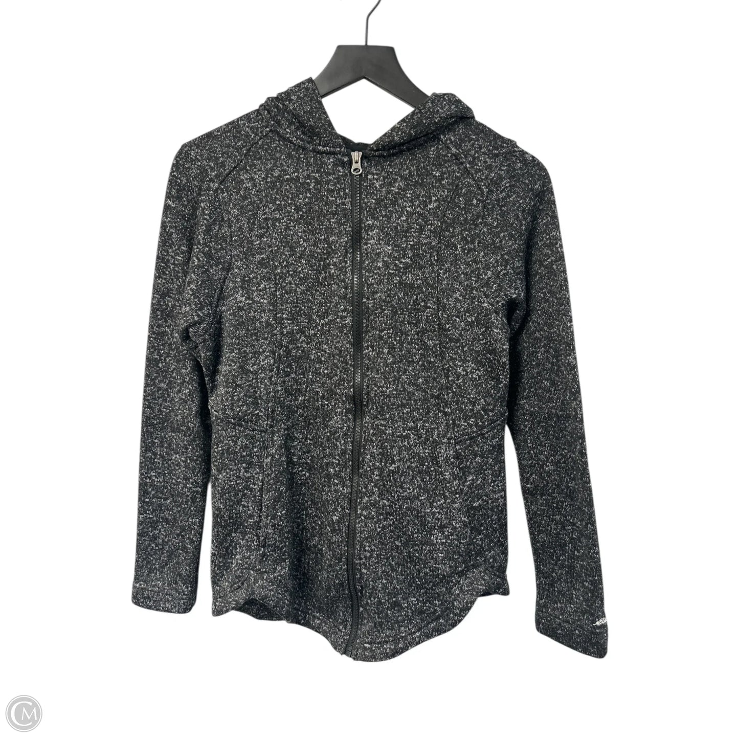 Jacket Fleece By Eddie Bauer In Black, Size: S