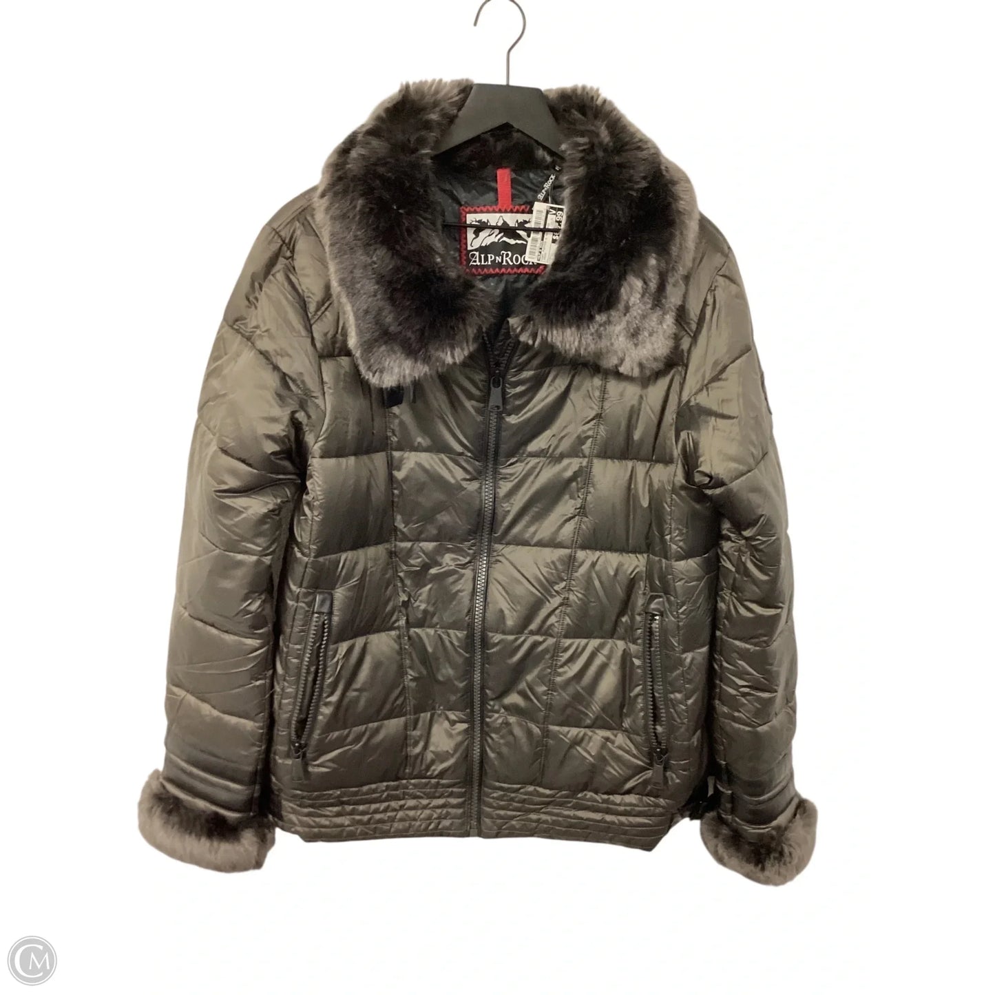 Coat Puffer & Quilted By Alp N Rock In Green, Size: L