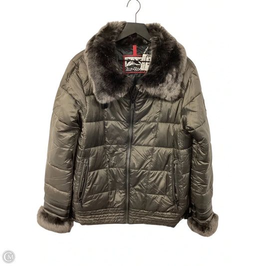 Coat Puffer & Quilted By Alp N Rock In Green, Size: L