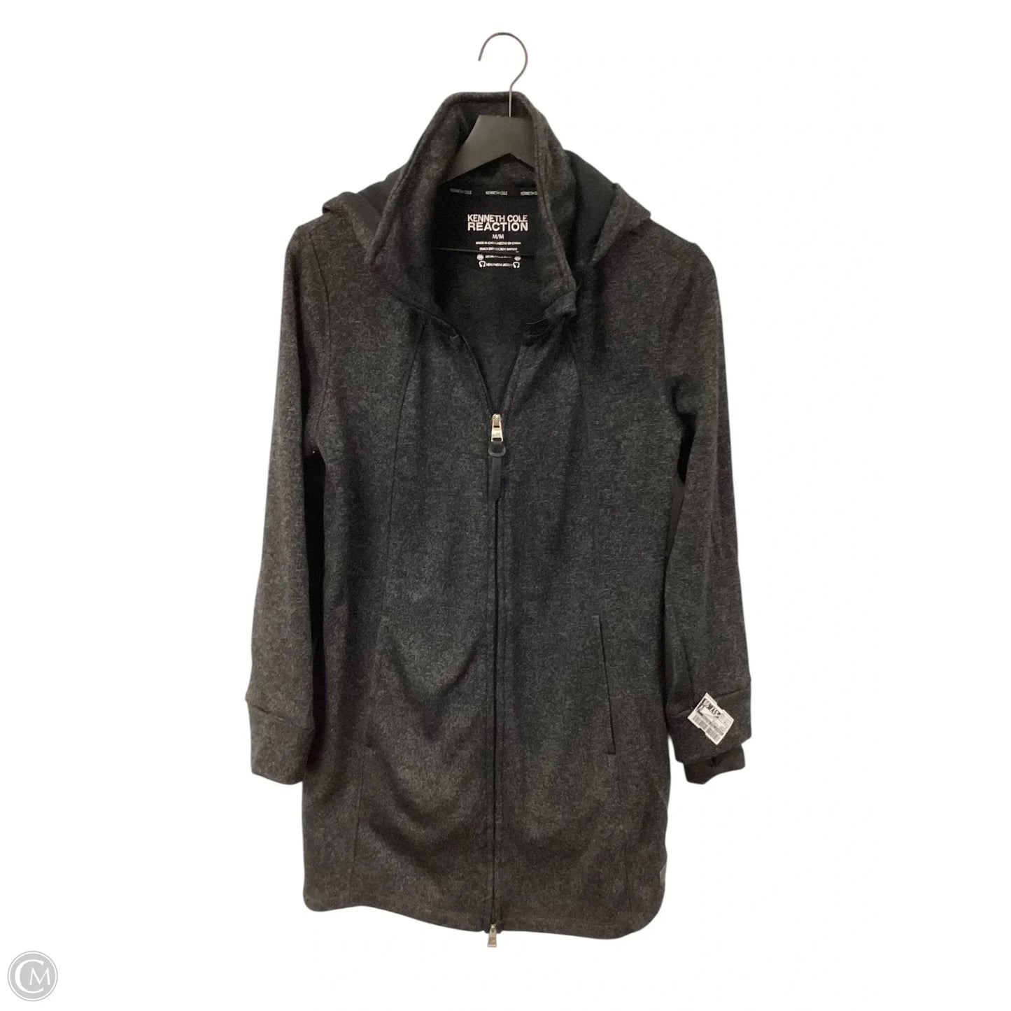 Jacket Fleece By Kenneth Cole Reaction In Black, Size: M