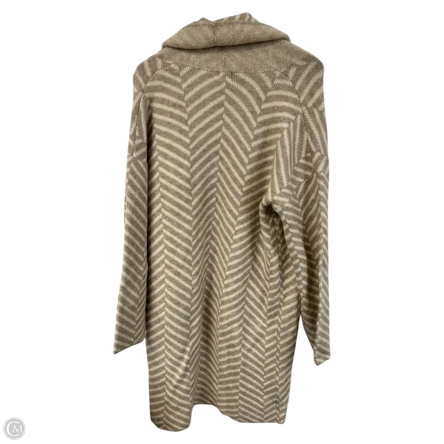 Sweater Cardigan By A New Day In Tan, Size: M