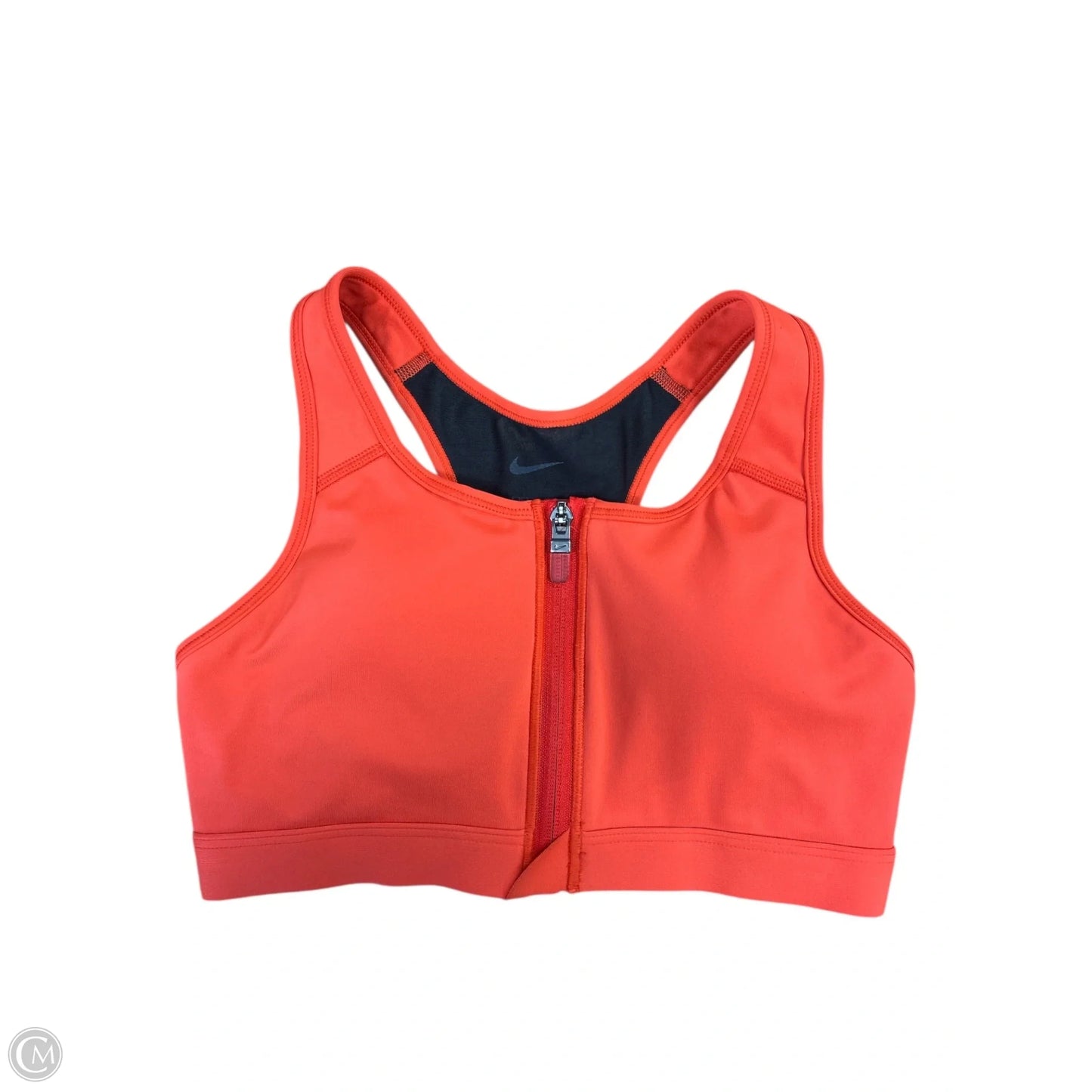 Athletic Bra By Nike Apparel In Orange, Size: S