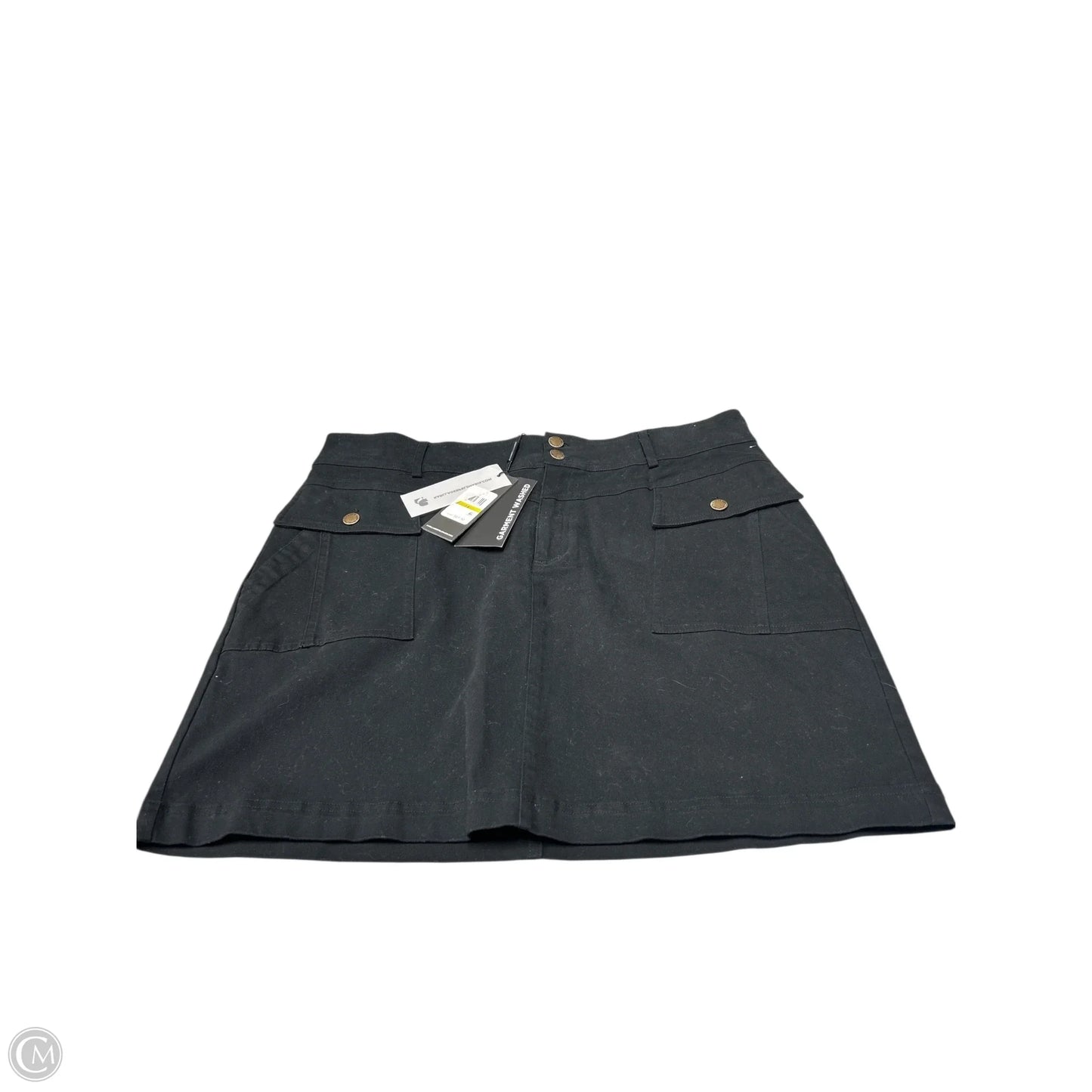 Skirt Designer By Karl Lagerfeld In Black, Size: M