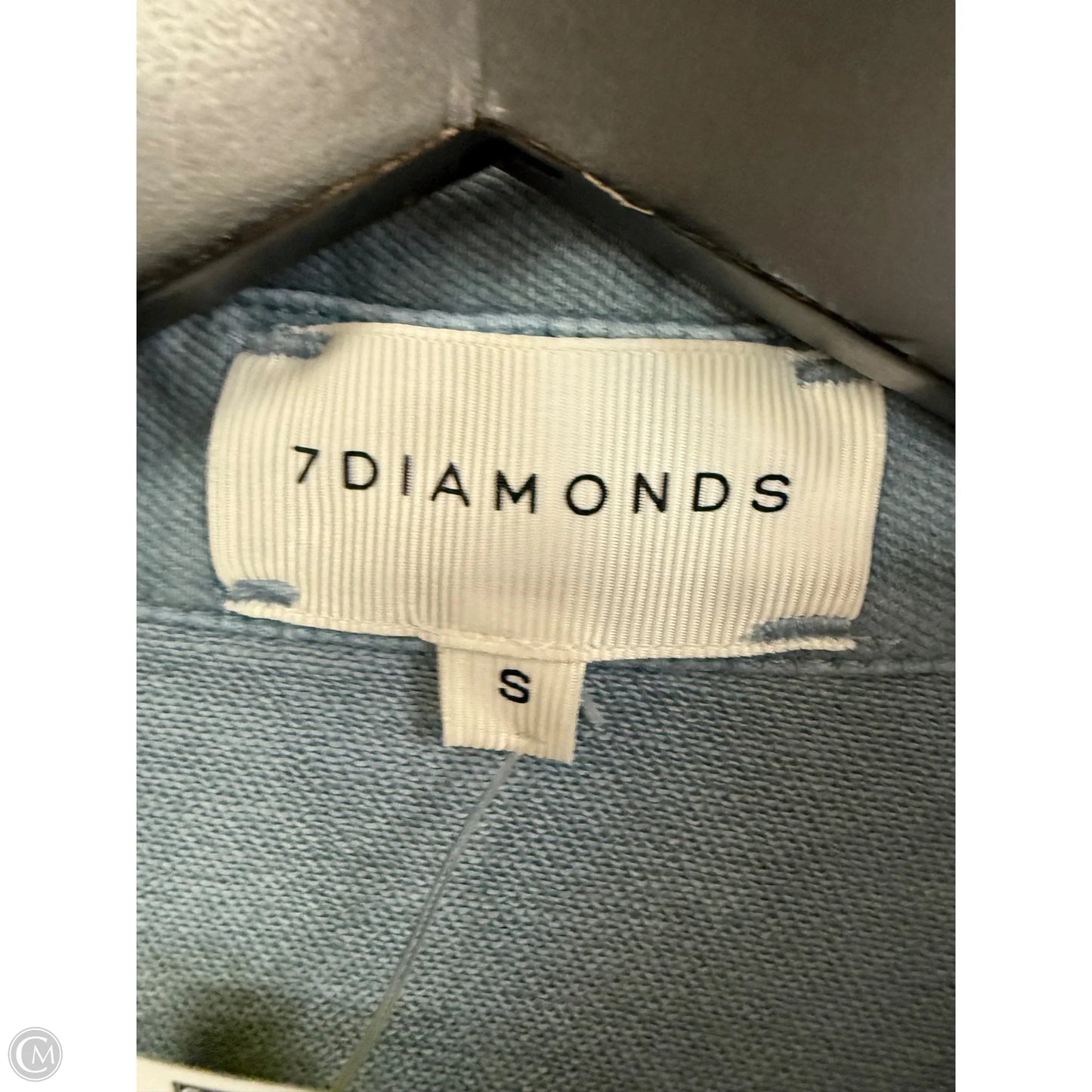 Jacket Denim By Cmb In Blue, Size: S