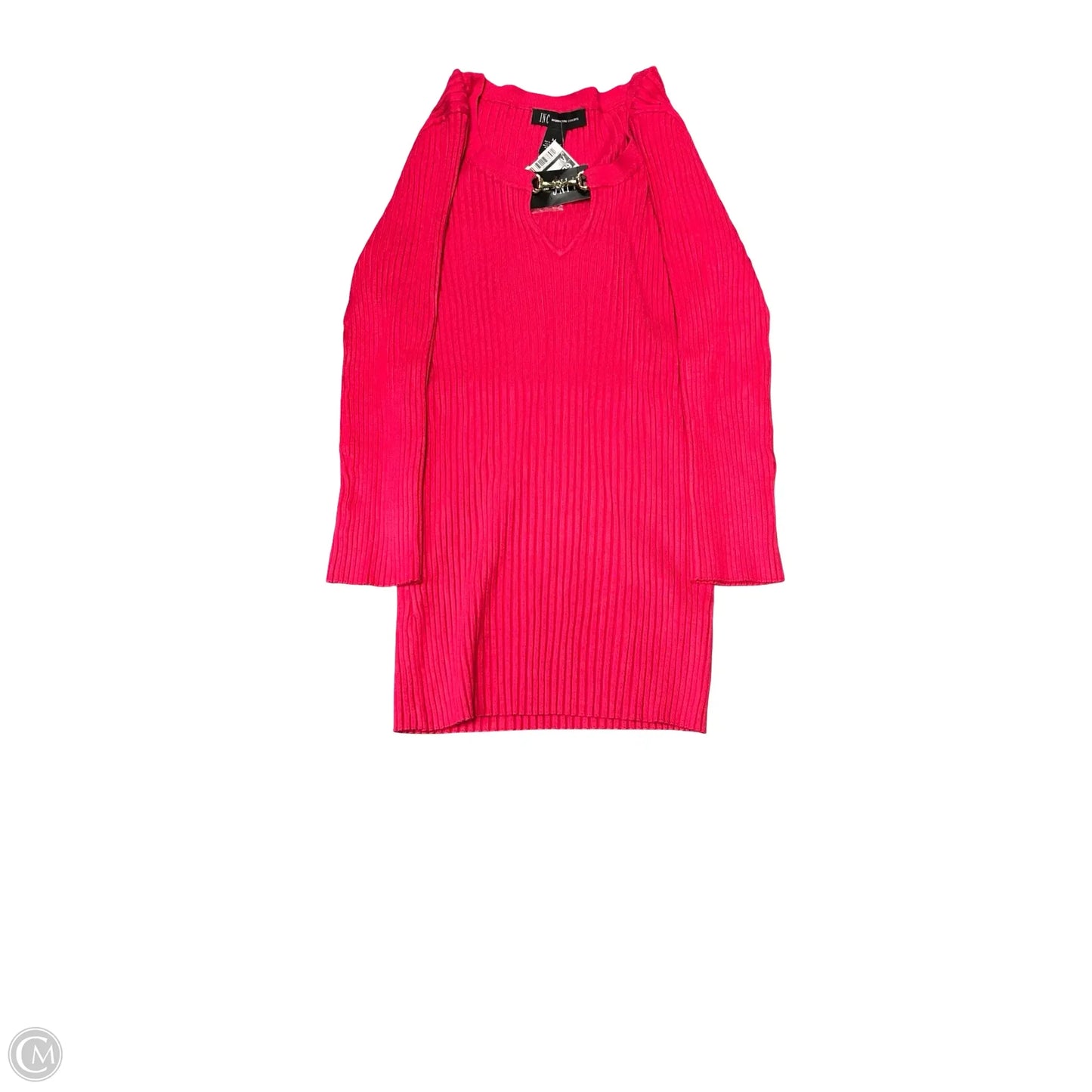 Top Long Sleeve By Inc In Pink, Size: M
