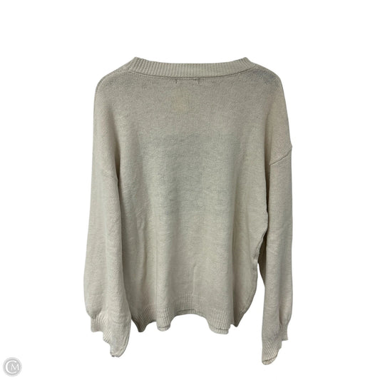 Sweater By Shein In Cream, Size: L
