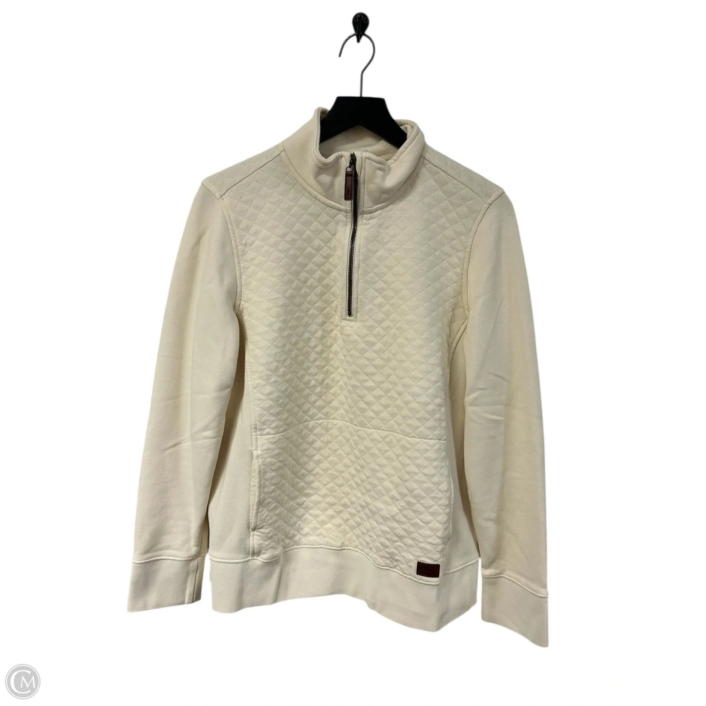 Sweatshirt Collar By L.l. Bean In Cream, Size: L