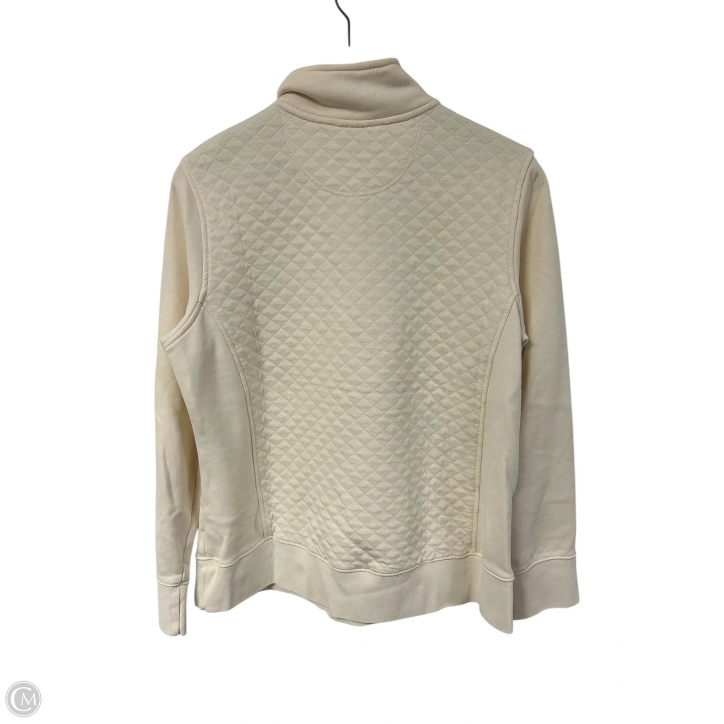 Sweatshirt Collar By L.l. Bean In Cream, Size: L