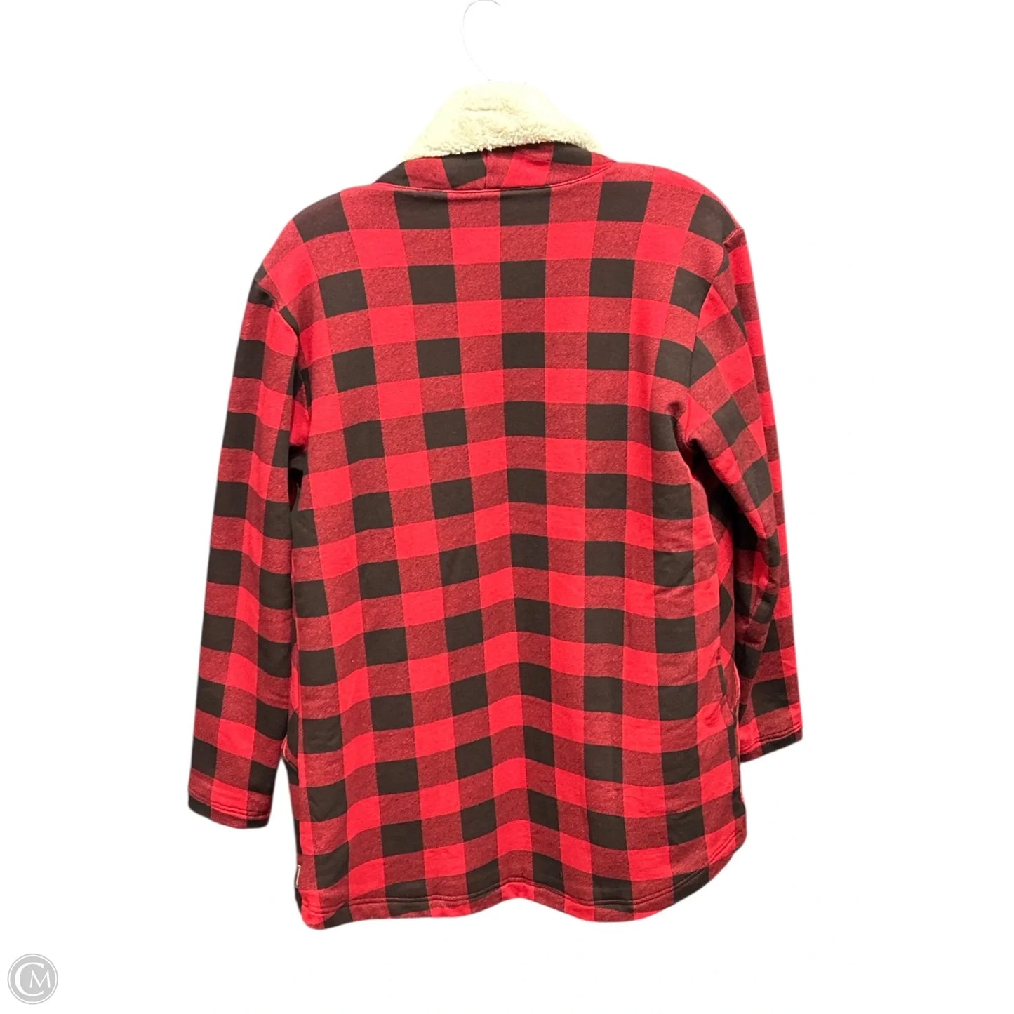 Jacket Other By Eddie Bauer In Black & Red, Size: M