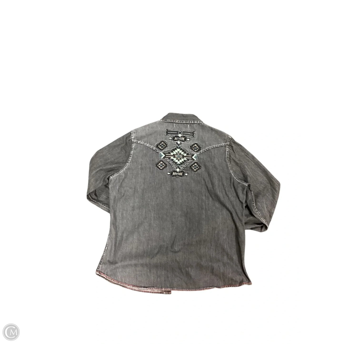 Blouse Long Sleeve By Clothes Mentor In Black, Size: Xl