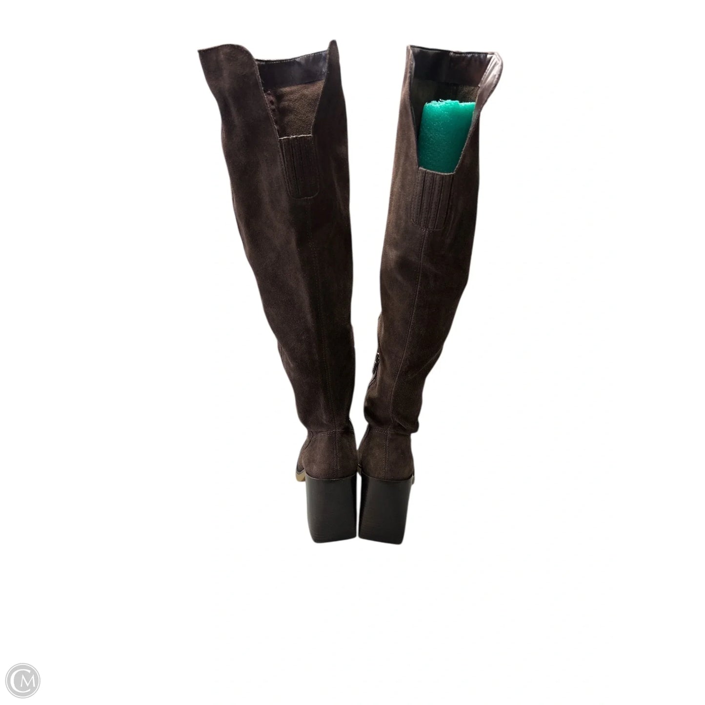 Boots Knee Heels By Vince Camuto In Brown, Size: 10